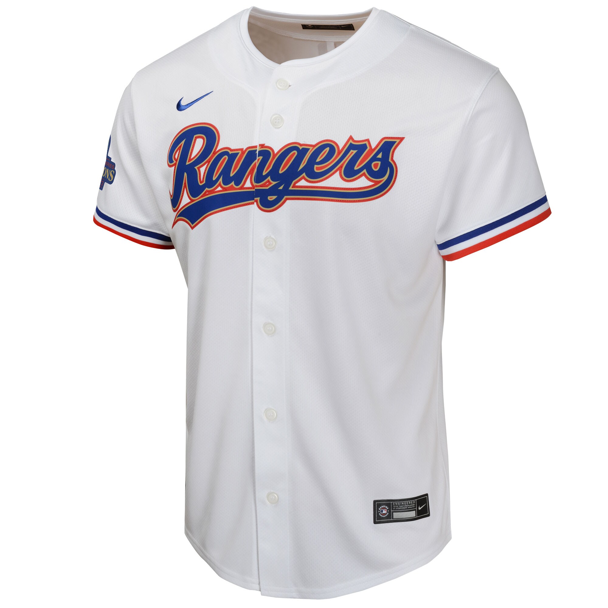 Marcus Semien Texas Rangers  Youth 2024 Gold Collection Limited Player Jersey\u00c2\u00a0\u00e2\u20ac\u201c White