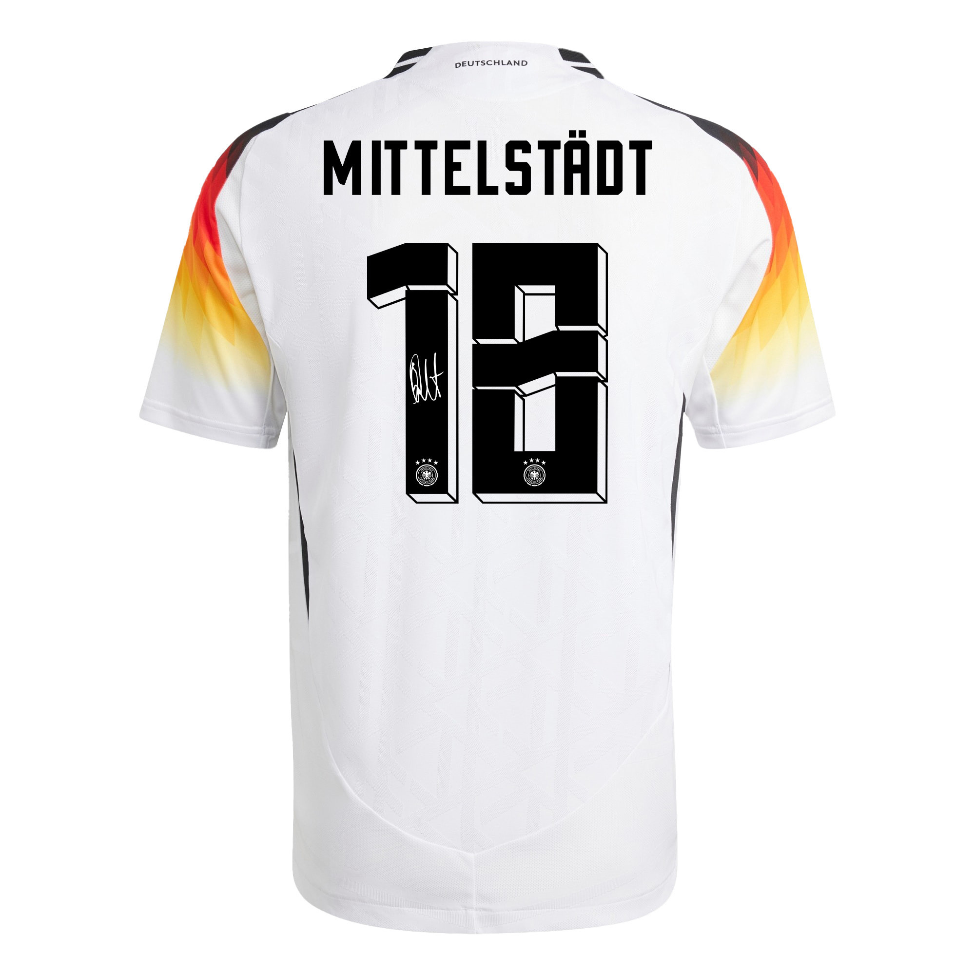 Maximilian Mittelstädt 18 Signed Germany National Team 2024/25 Home Jersey Autographed - Men