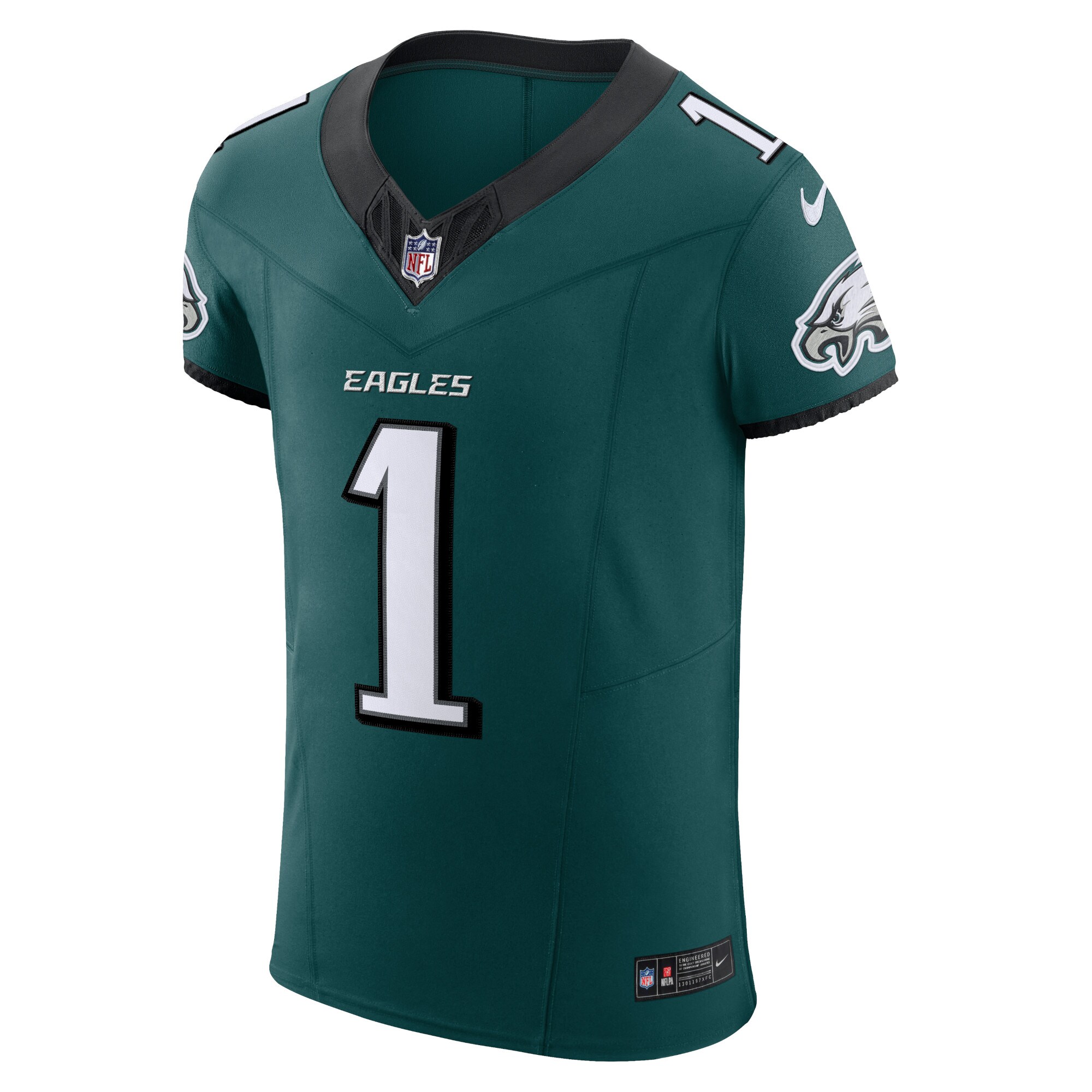 Jalen Hurts Philadelphia Eagles  Alternate Vapor F.U.S.E. Elite Jersey - Midnight Green