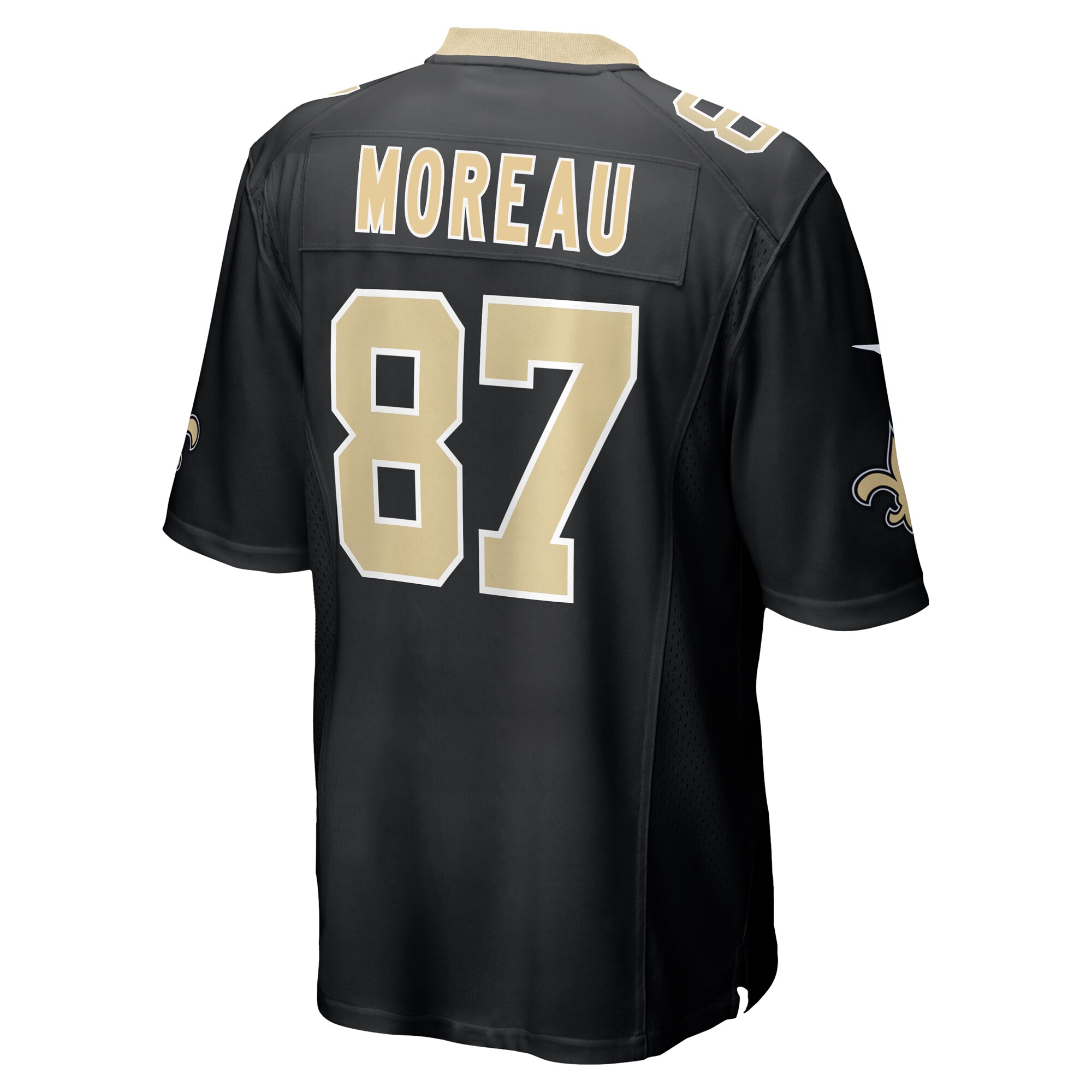 Foster Moreau New Orleans Saints  Team Game Jersey -  Black