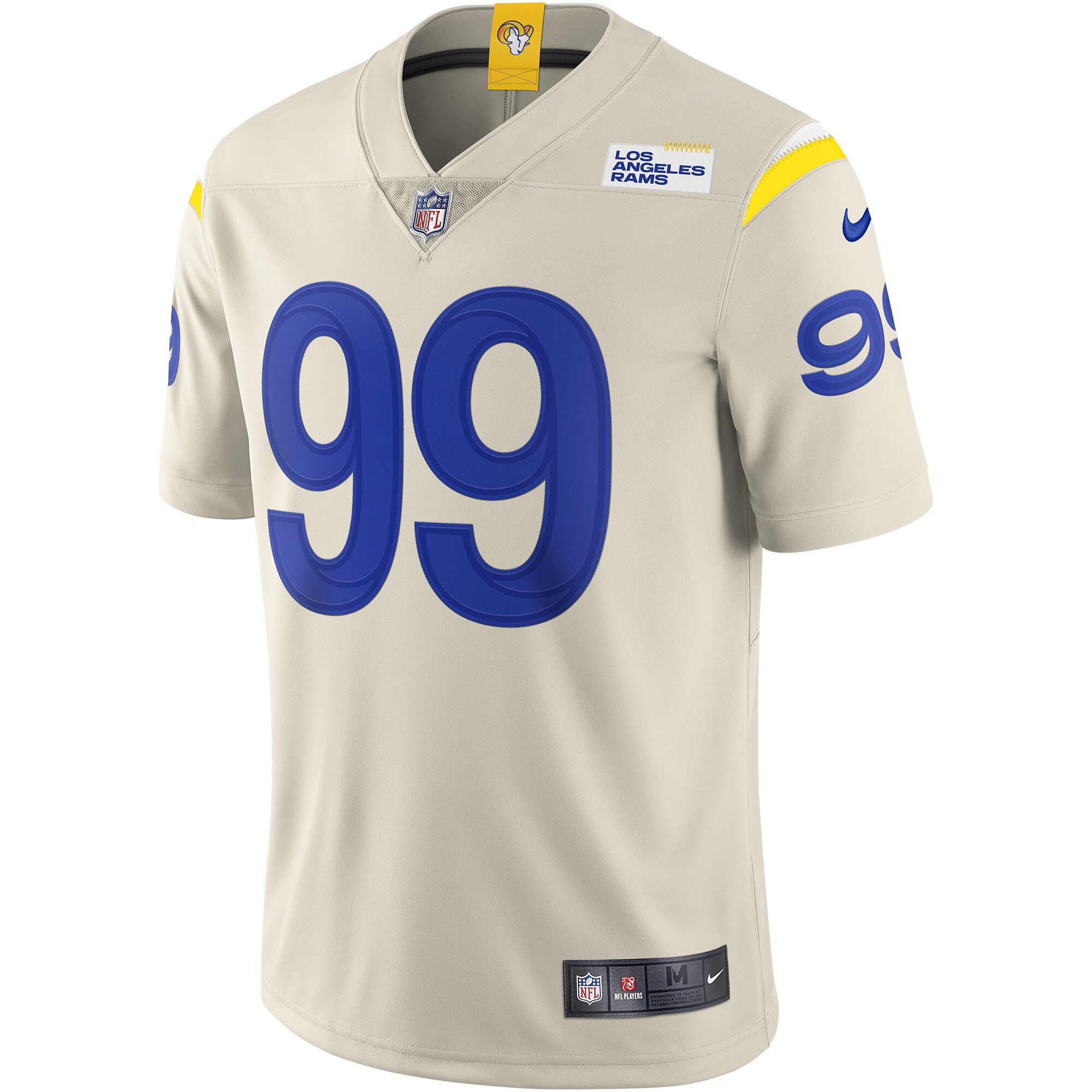 Aaron Donald Los Angeles Rams  Vapor Limited Jersey - Bone