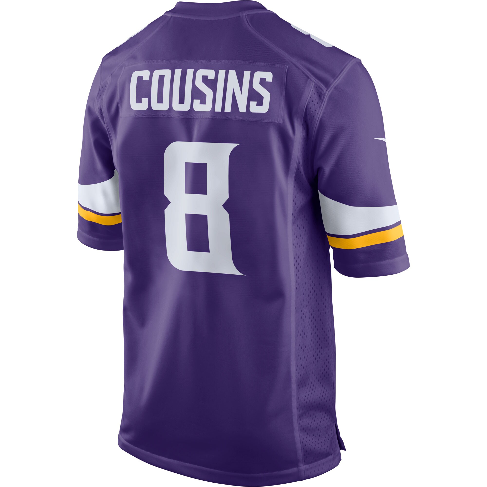 Kirk Cousins Minnesota Vikings  Youth Game Jersey - Purple