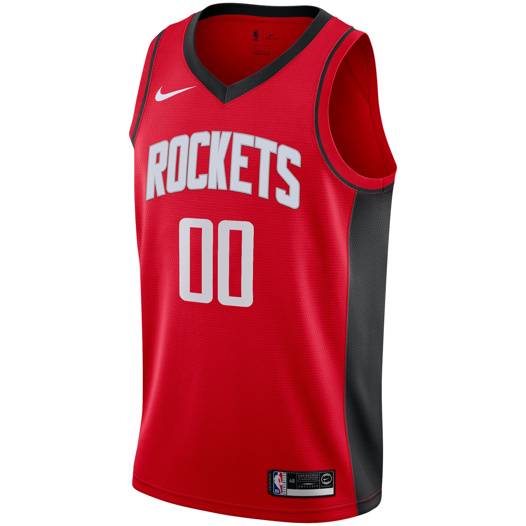 Houston Rockets  Custom Swingman Jersey - Icon Edition - Red