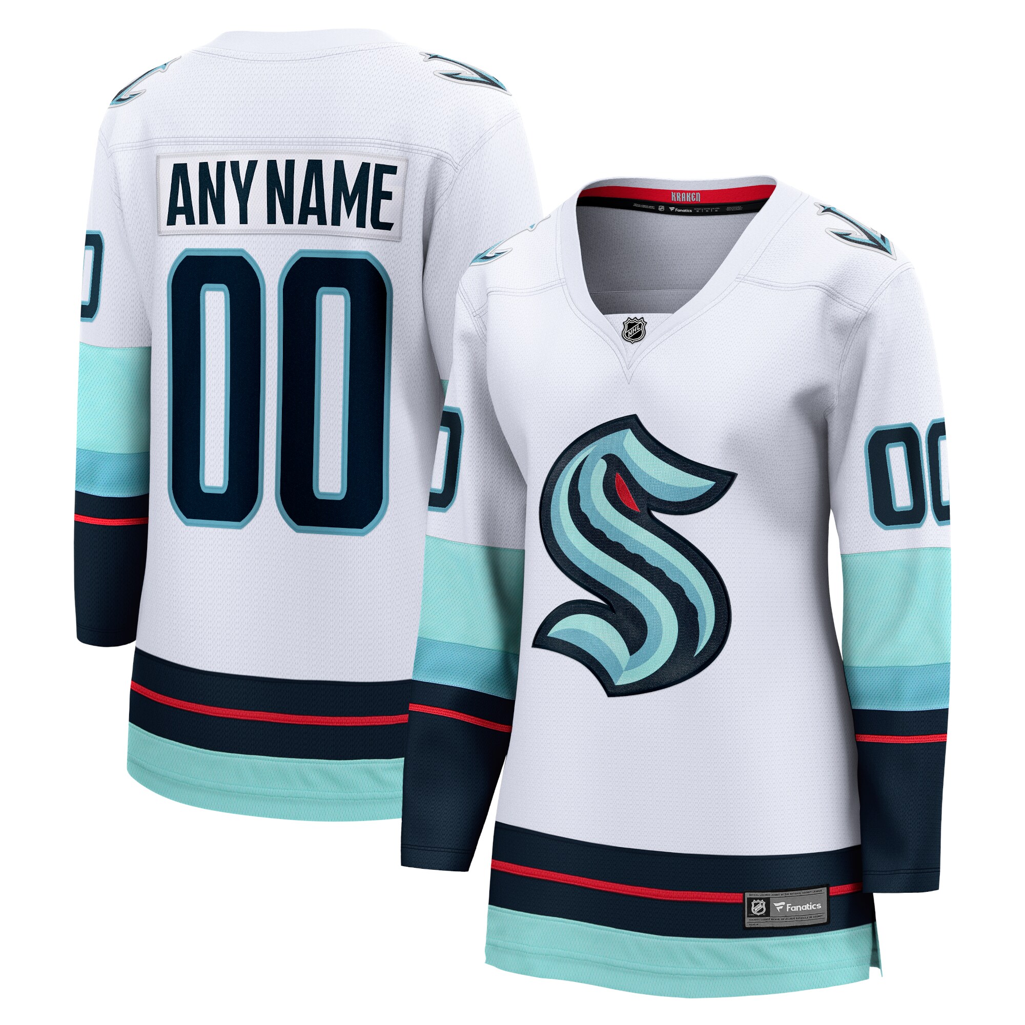 Fanatics Women's Away Breakaway Custom Jersey - White