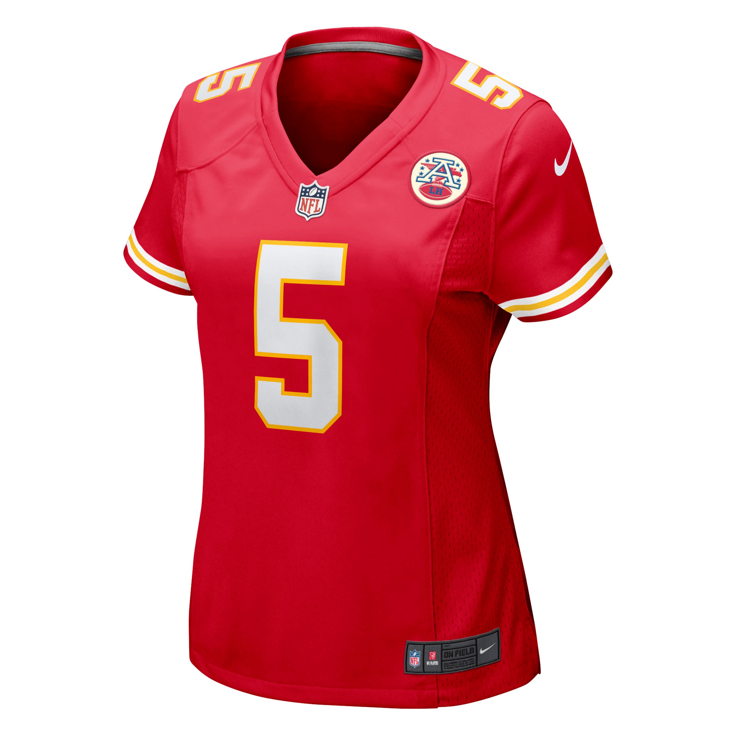 Tommy Townsend Kansas City Chiefs  Women's Game Jersey - Red