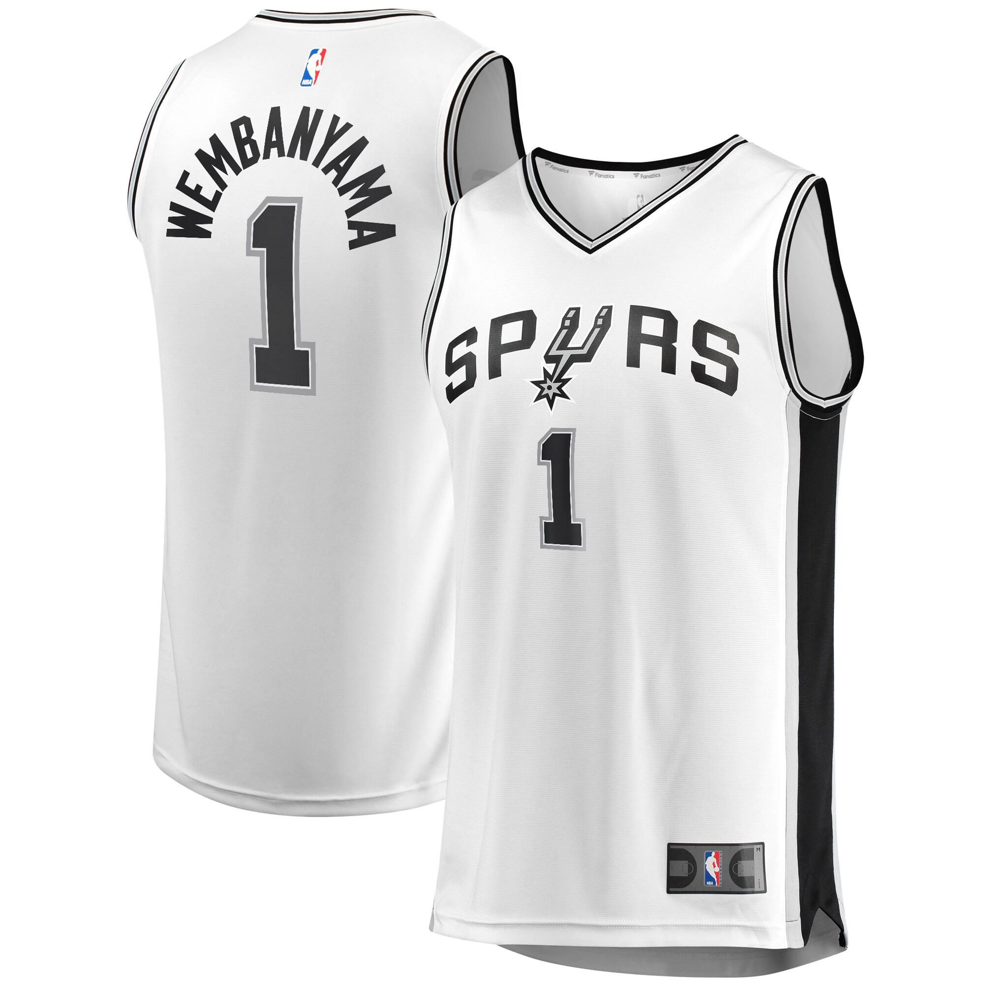 Victor Wembanyama San Antonio Spurs Fanatics Fast Break Player Jersey - Association Edition - White