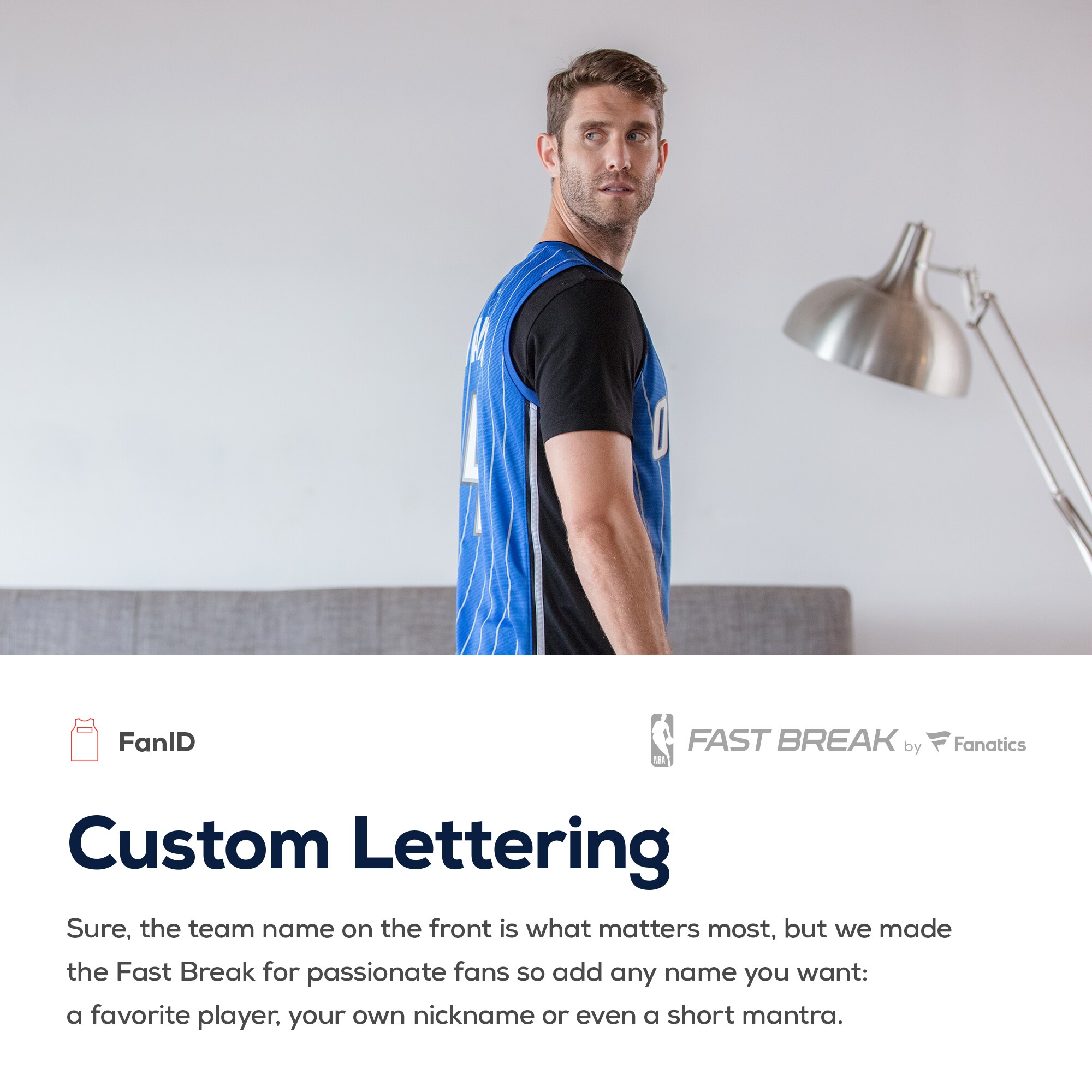 Orlando Magic Fanatics Women's Fast Break Replica Custom Jersey Black - Icon Edition