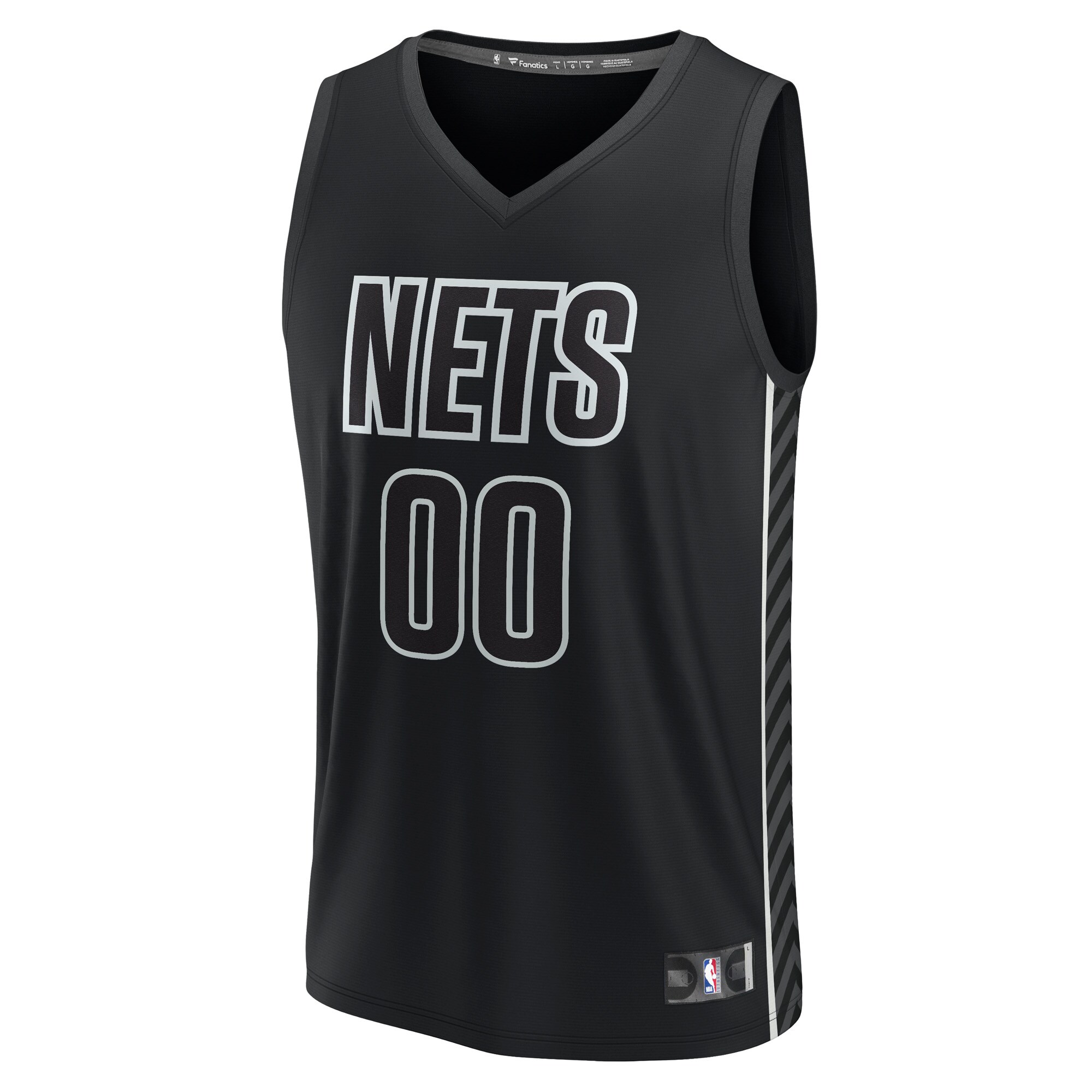 Brooklyn Nets Fanatics Custom Fast Break Jersey - Statement Edition - Black