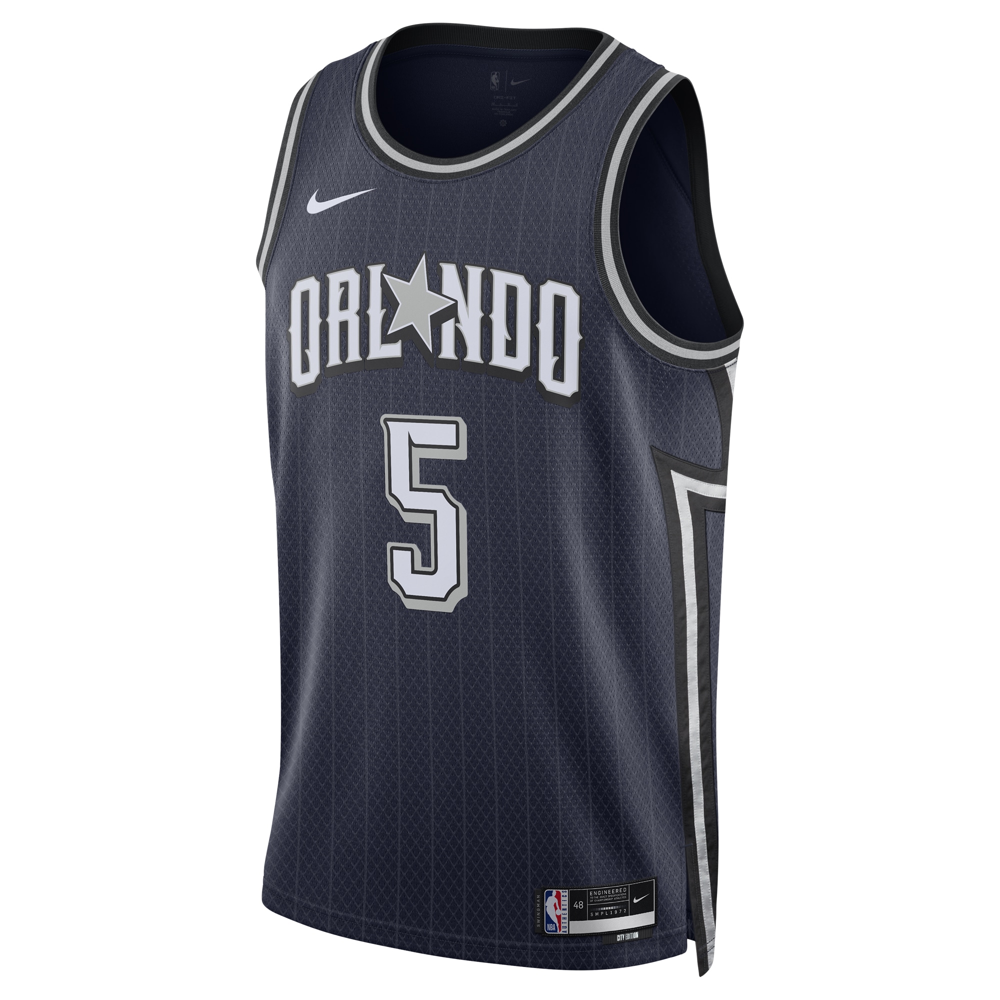 Paolo Banchero Orlando Magic  Unisex 2023\/24 Swingman Jersey - Navy - City Edition