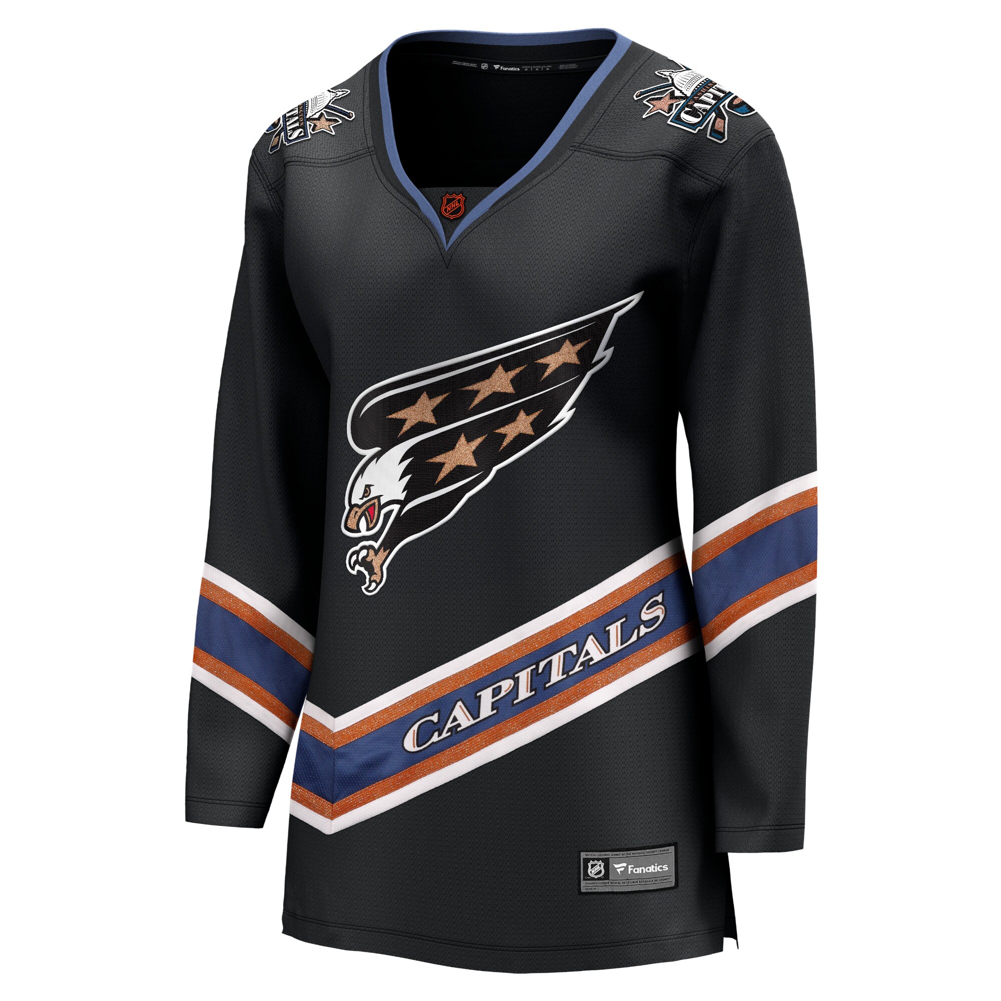 Washington Capitals Fanatics Women's Special Edition 2.0 Breakaway Blank Jersey - Black