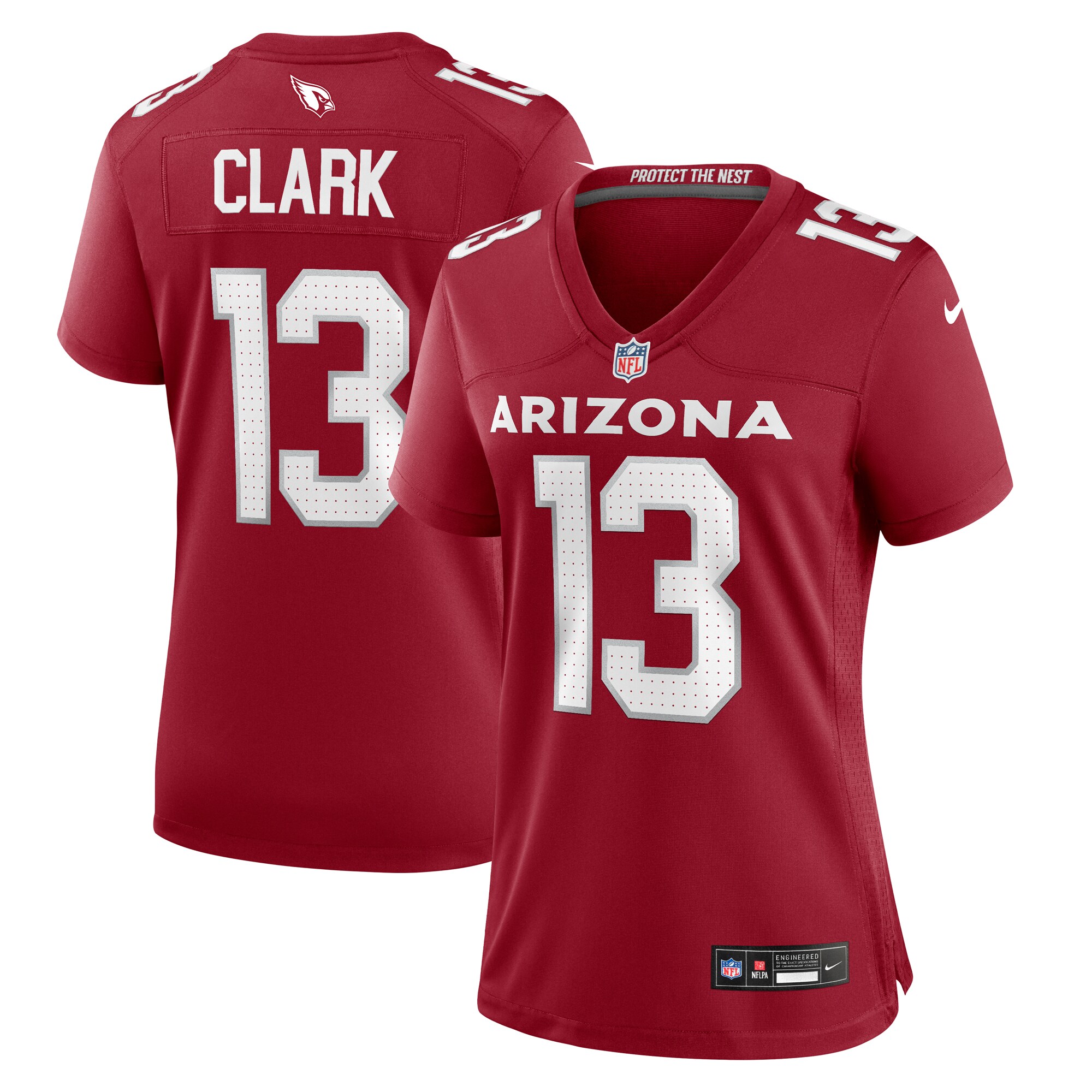 Kei'Trel Clark Arizona Cardinals  Women's  Game Jersey -  Cardinal