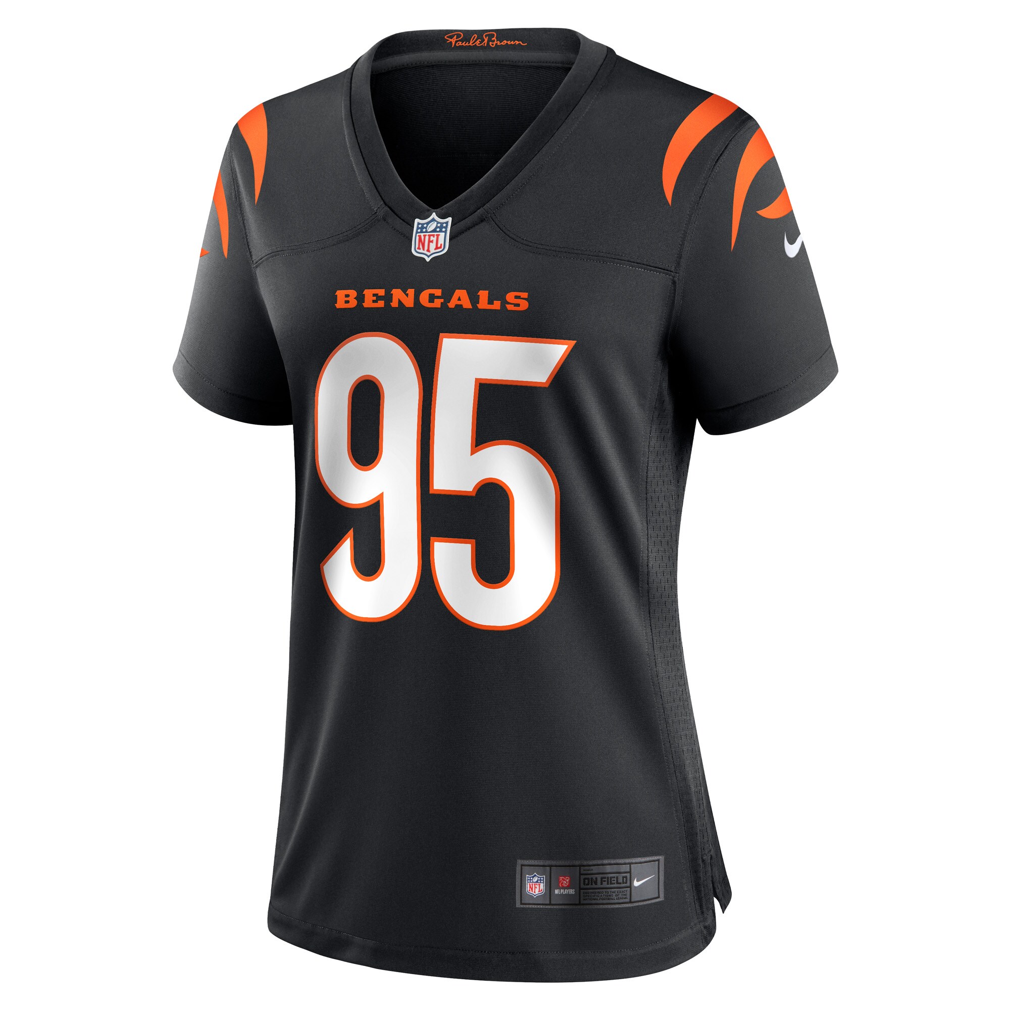 Zach Carter Cincinnati Bengals  Women's Game Player Jersey - Black