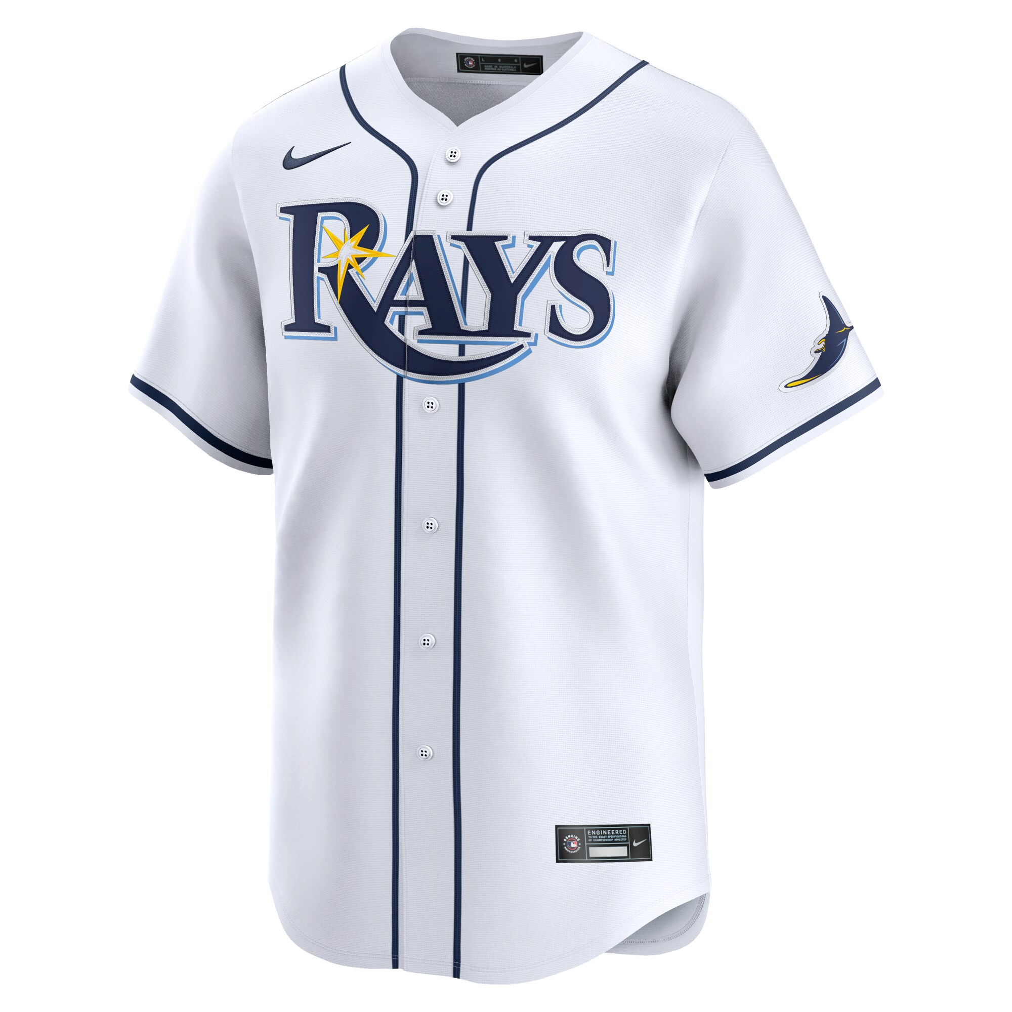 Brandon Lowe Tampa Bay Rays  Home Limited Player Jersey - White