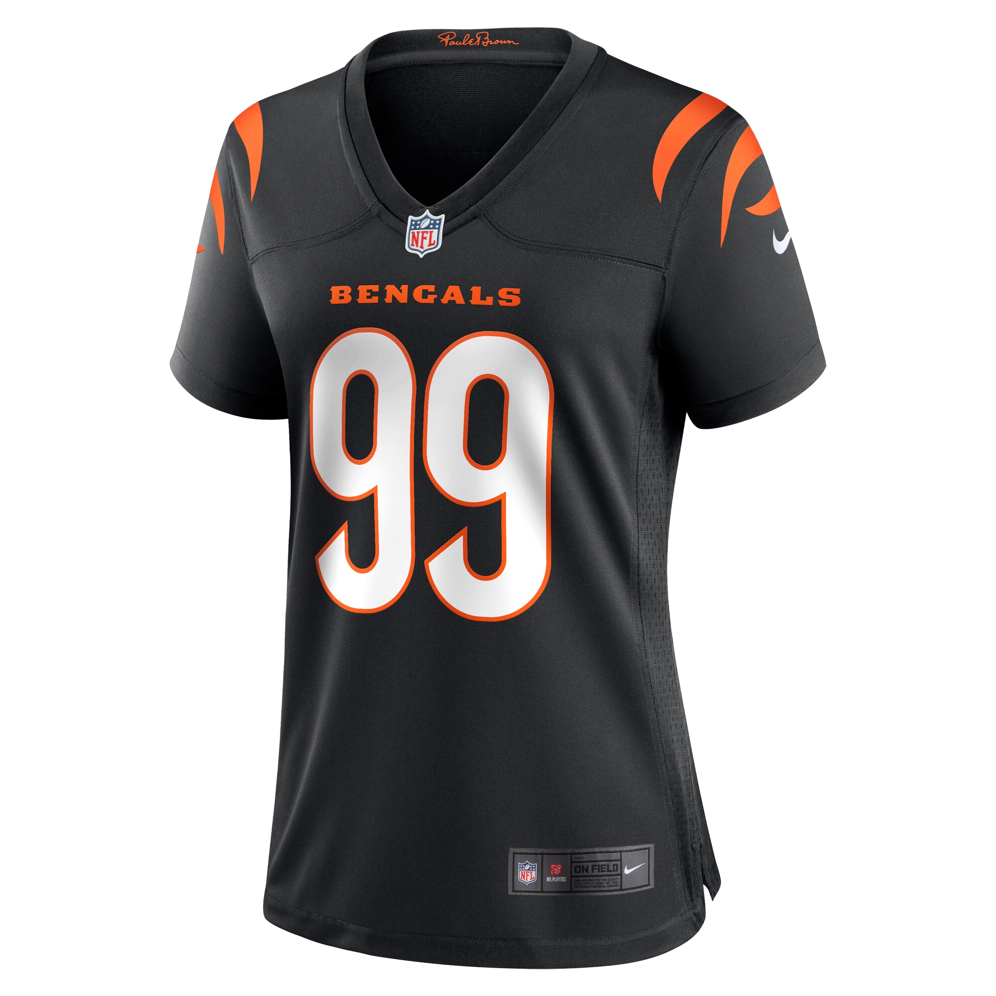 Myles Murphy Cincinnati Bengals  Women's Team Game Jersey - Black