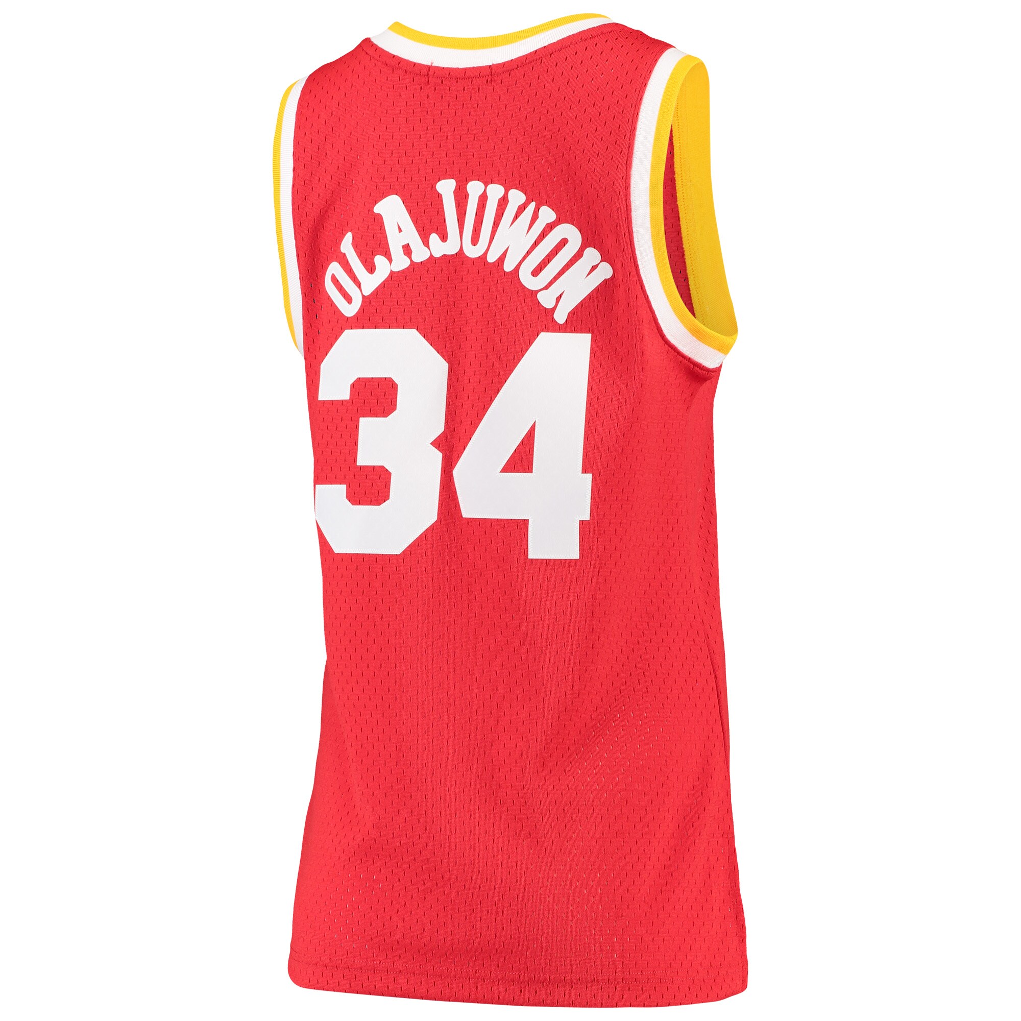 Hakeem Olajuwon Houston Rockets Mitchell & Ness Women's 1993\/94 Hardwood Classics Swingman Jersey - Red