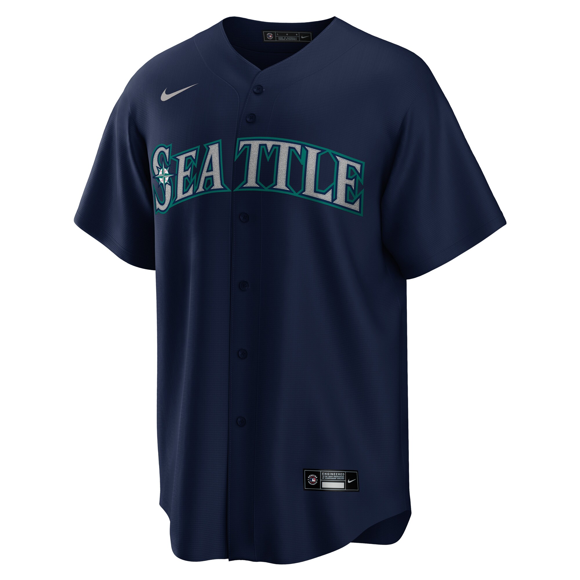 Julio Rodriguez Seattle Mariners  Official Replica Player Jersey - Navy