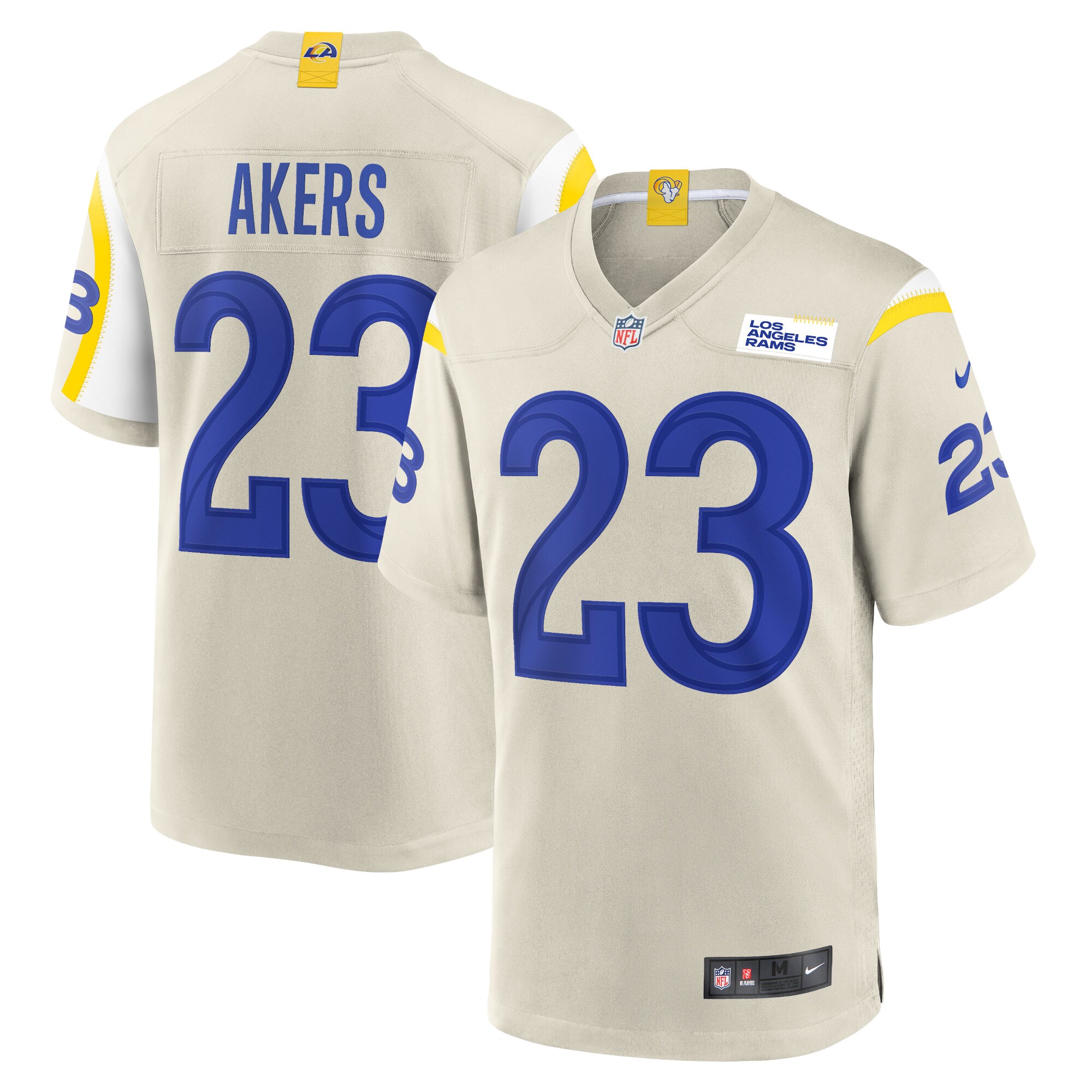 Cam Akers Los Angeles Rams  Game Jersey - Bone