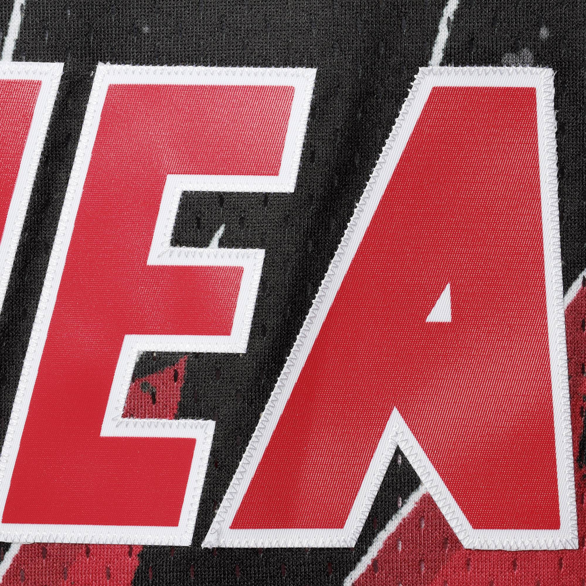 Tim Hardaway Miami Heat Mitchell & Ness Hardwood Classics 1996\/97 Hyper Hoops Swingman Jersey - Scarlet