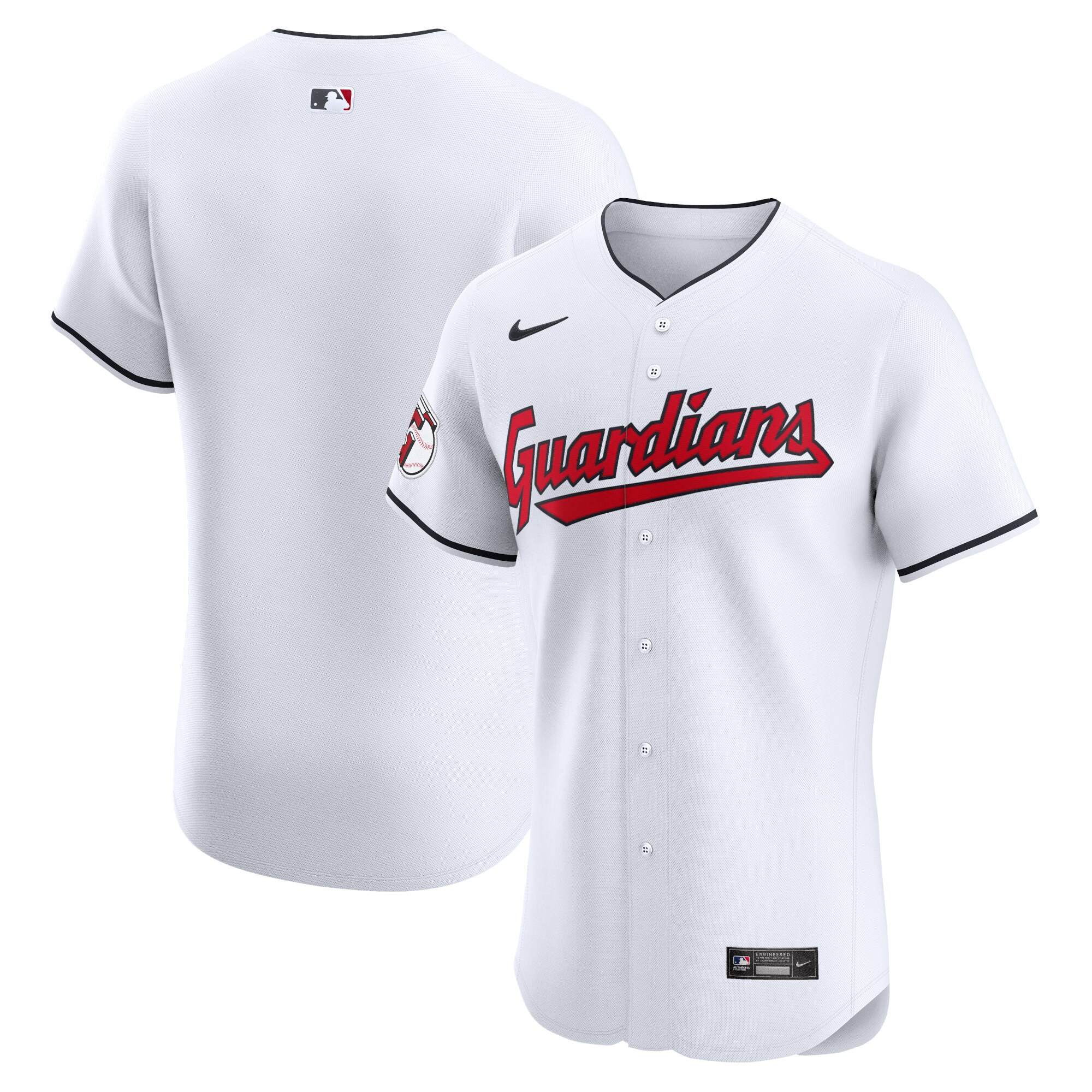 Cleveland Guardians  Home Elite Jersey - White