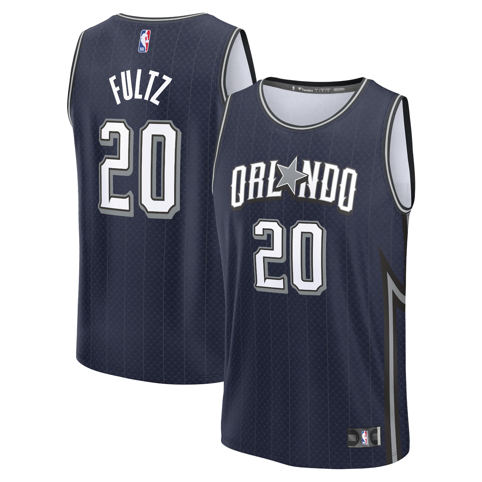 Markelle Fultz Orlando Magic Fanatics Fast Break Jersey - Navy - City Edition