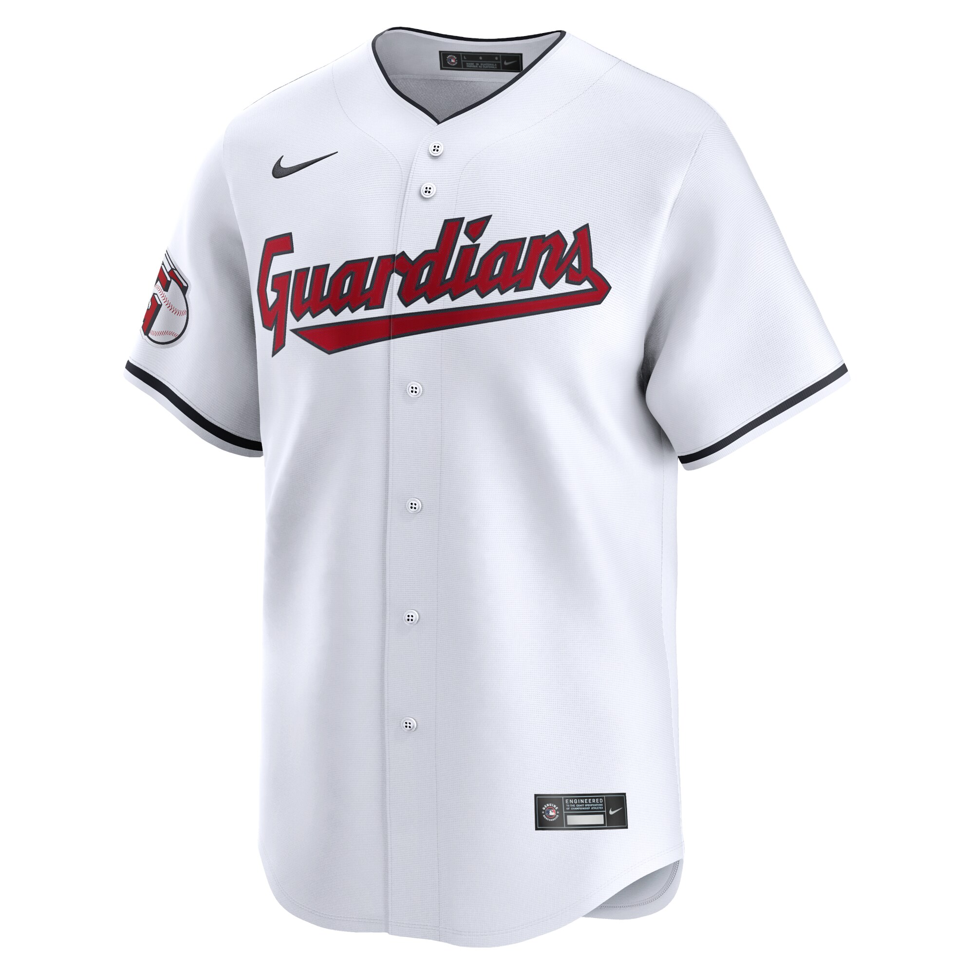 Brayan Rocchio Cleveland Guardians  Home Limited Player Jersey - White