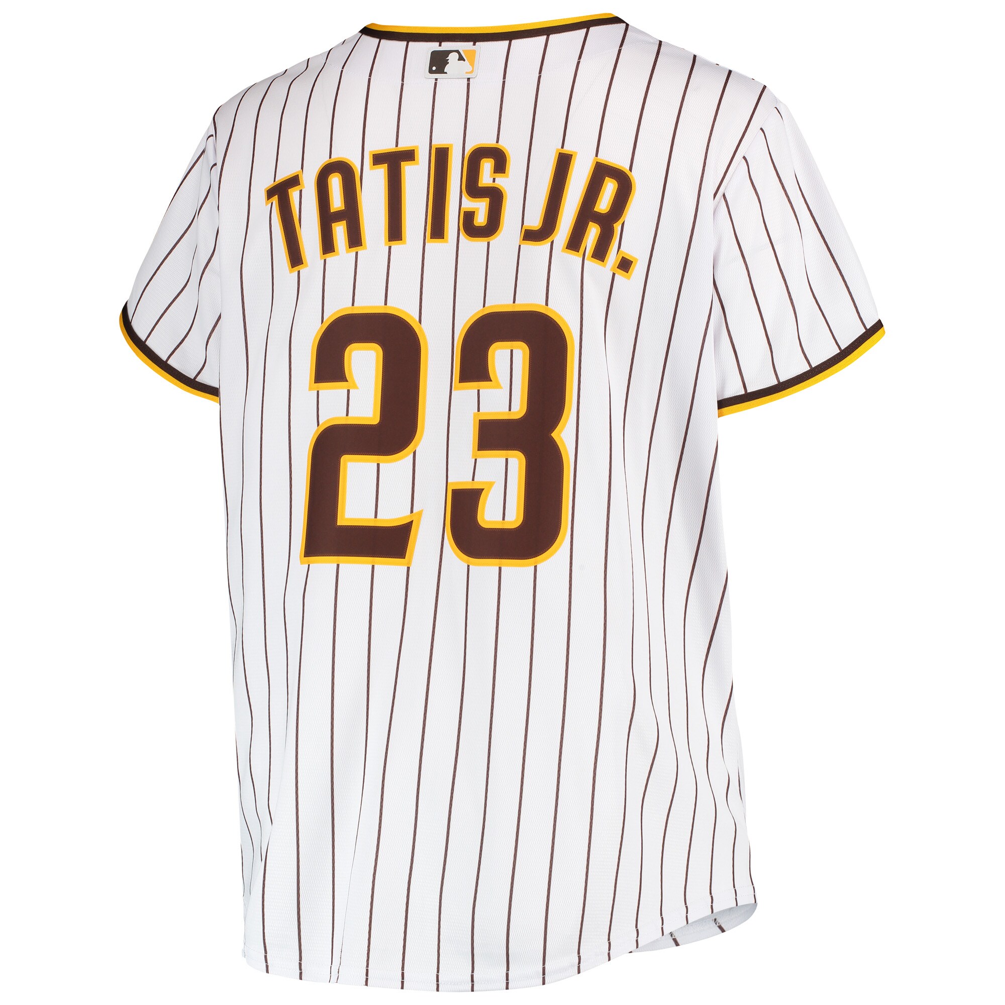 Fernando Tatis Jr. San Diego Padres Women's Plus Size Replica Player Jersey - White\/Brown
