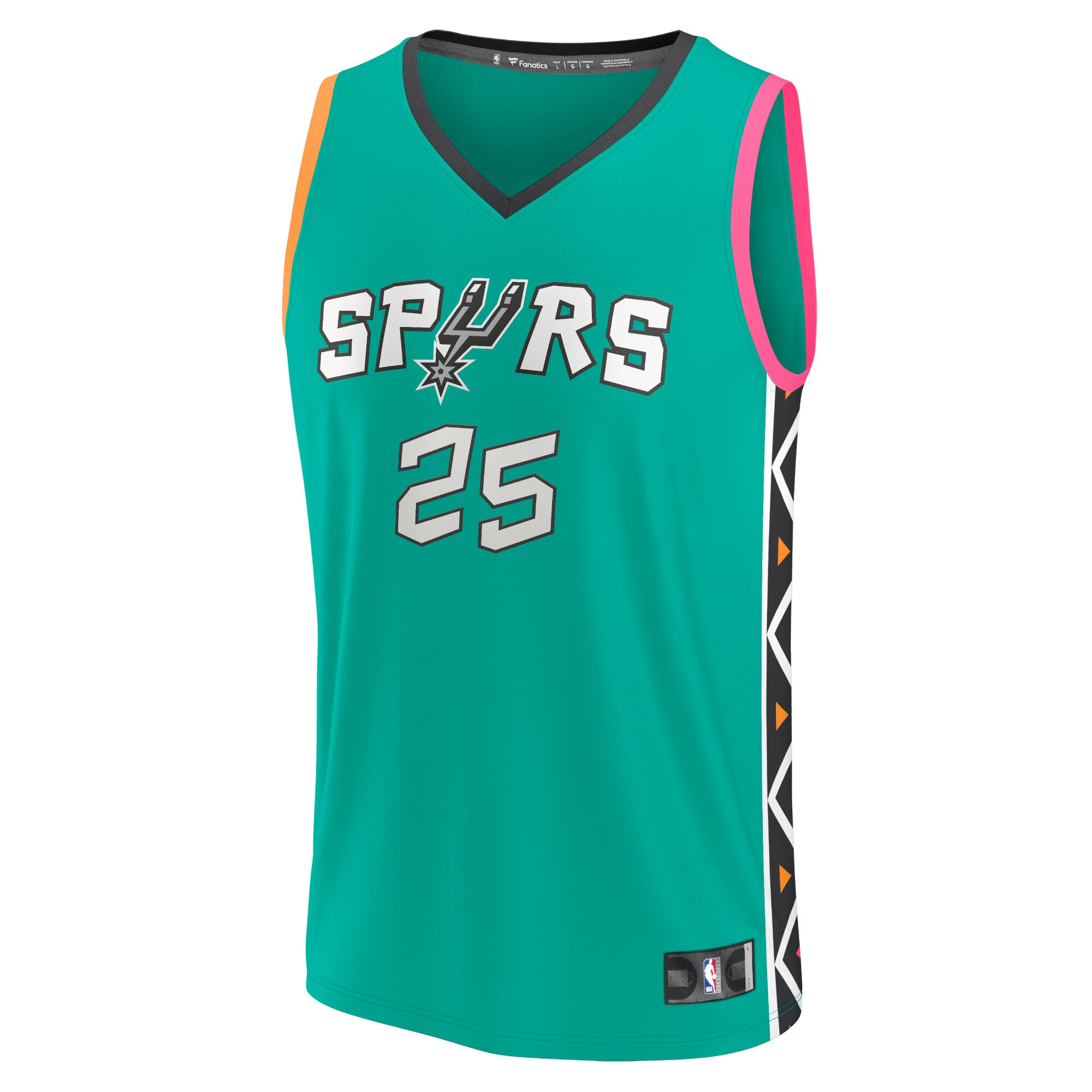 Jakob Poeltl San Antonio Spurs Fanatics Fastbreak Jersey - City Edition - Green