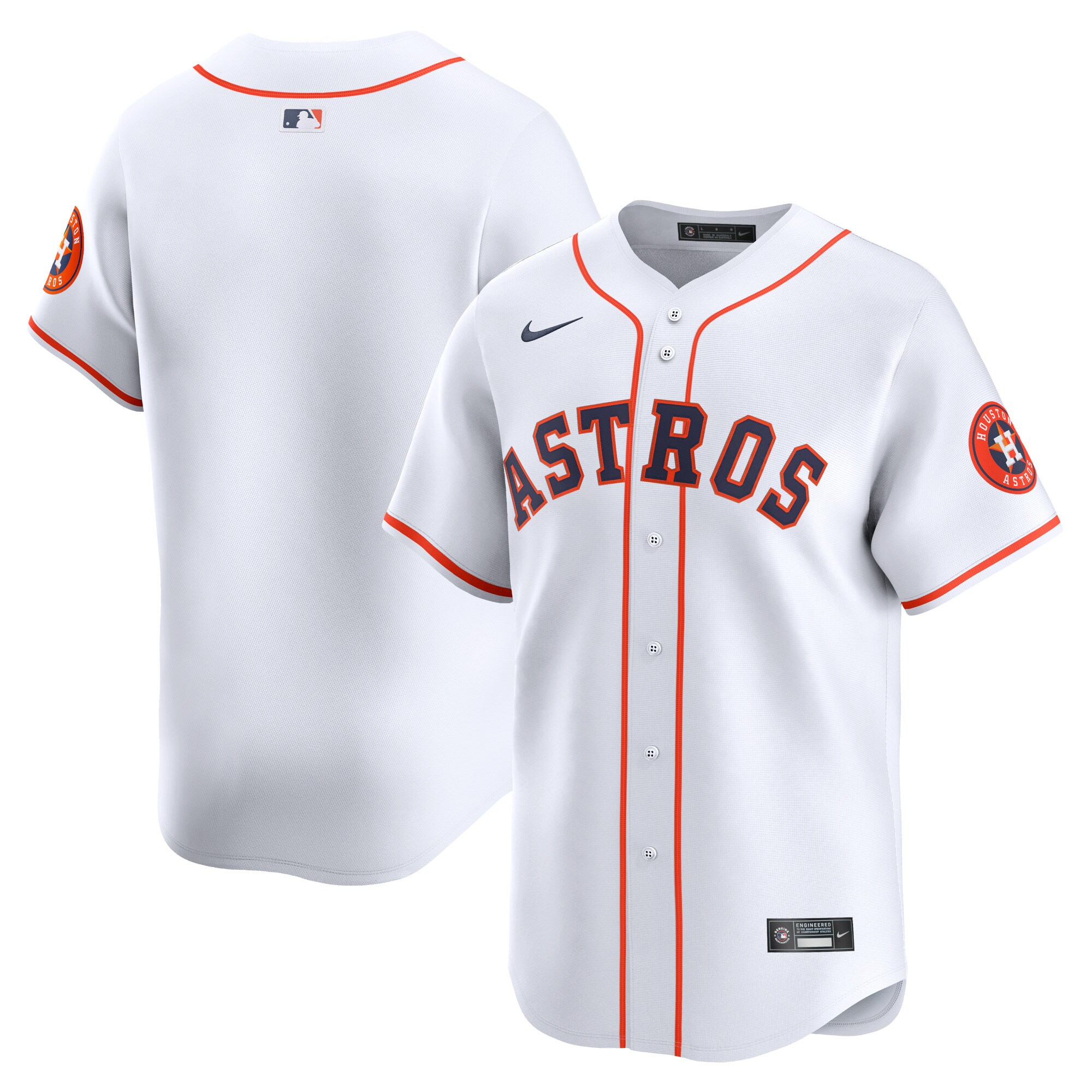 Yainer Diaz Houston Astros  Home Limited Player Jersey - White