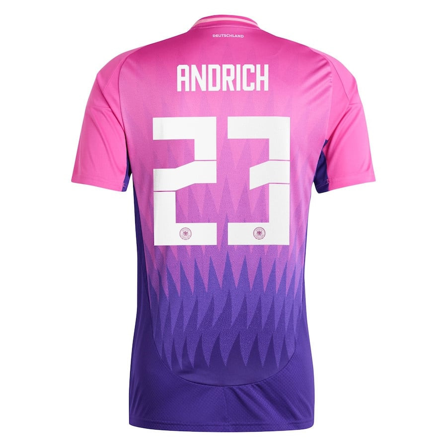 Robert Andrich 23 Germany National Team 2024 Away Men Jersey - Pink
