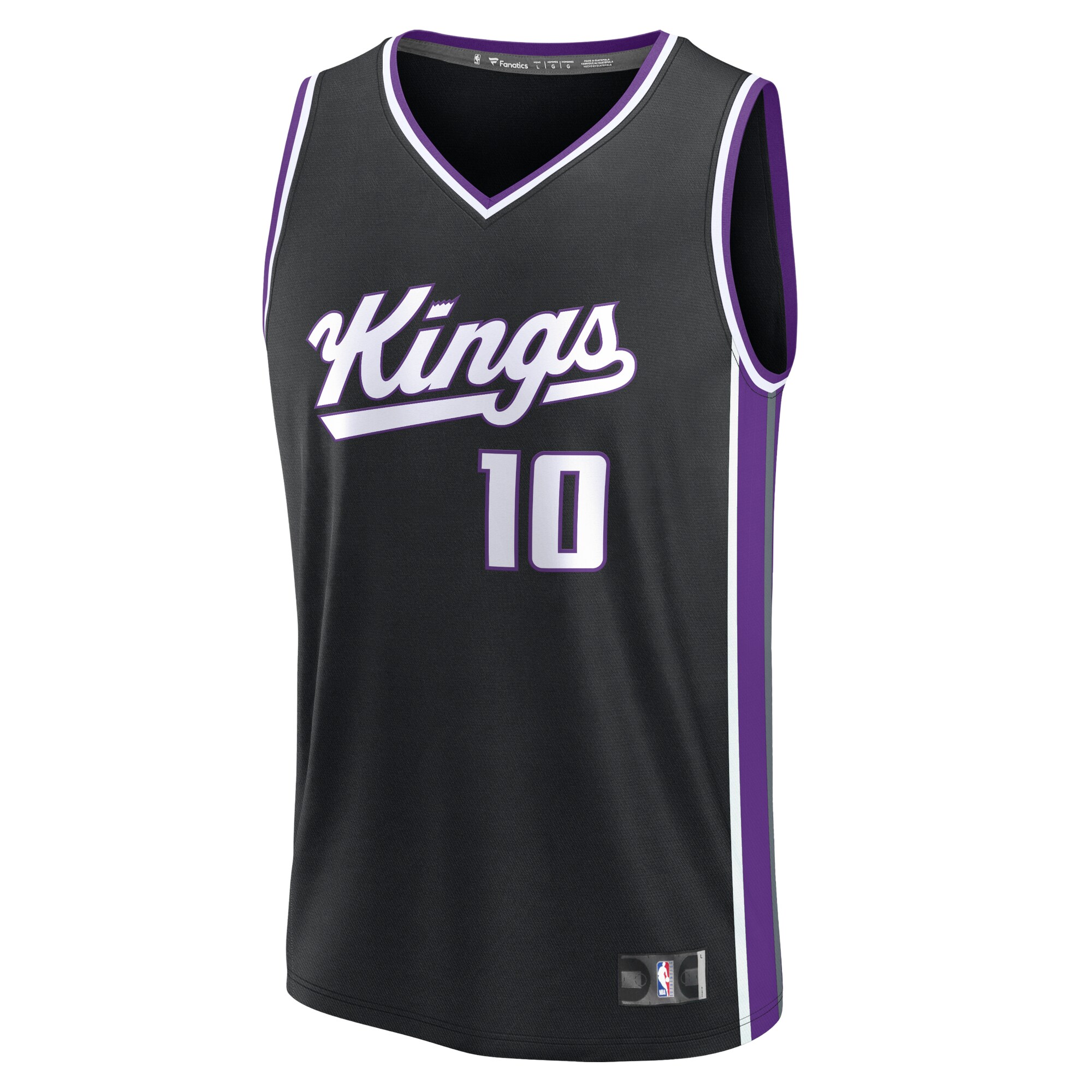 Domantas Sabonis Sacramento Kings Fanatics Fast Break Replica Jersey - Icon Edition - Black