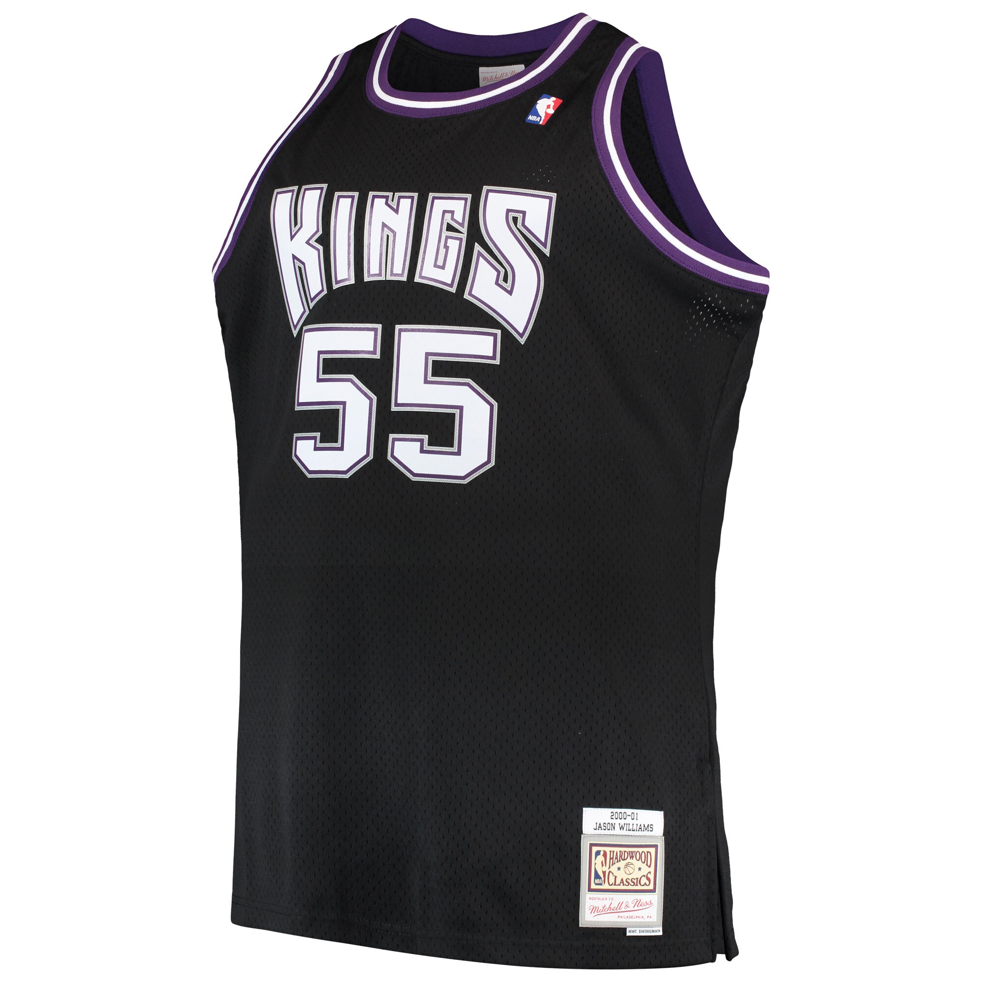 Jason Williams Sacramento Kings Mitchell & Ness Big & Tall 2000\/01 Hardwood Classics Swingman Jersey - Black