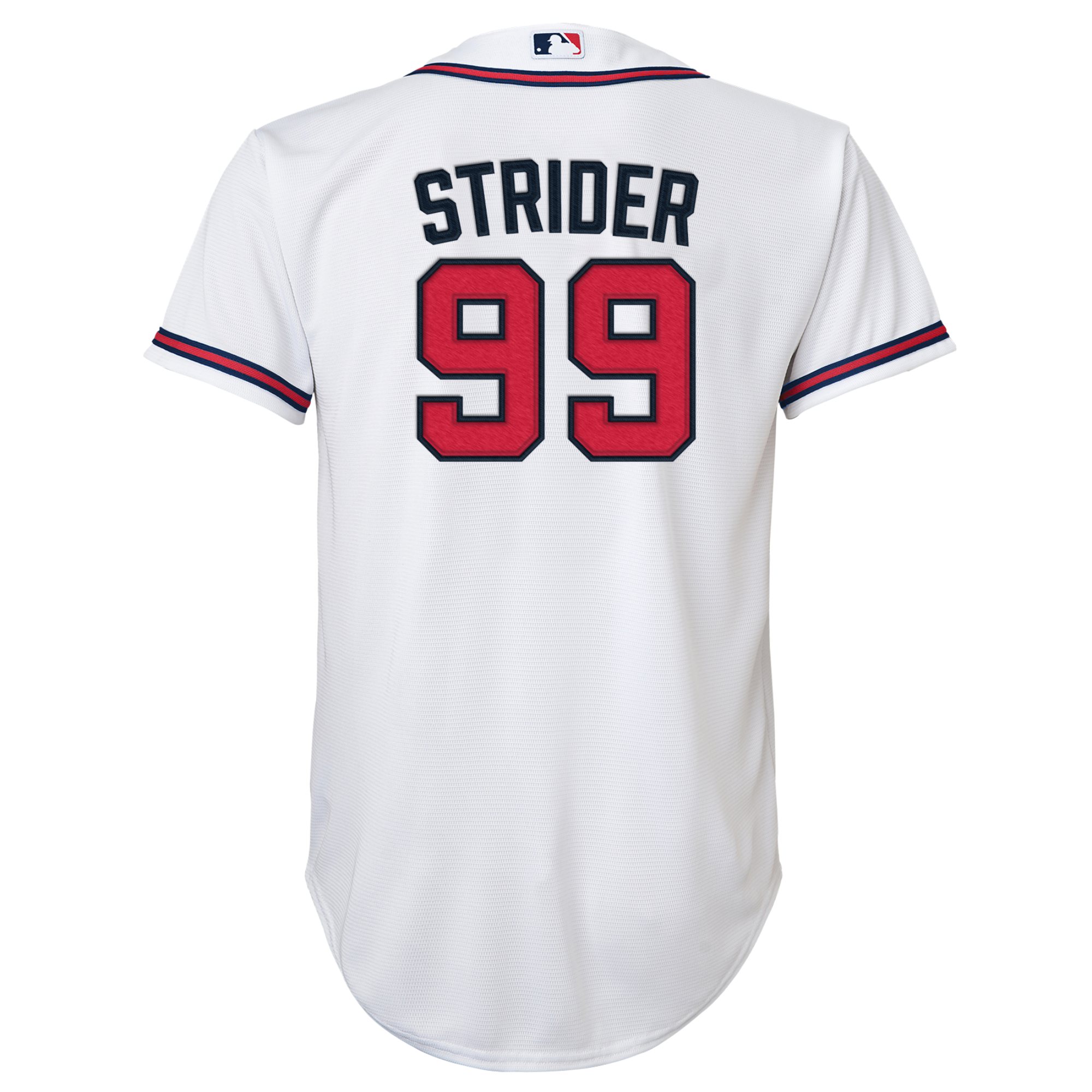Spencer Strider Atlanta Braves  Youth Home Replica Player Jersey - White