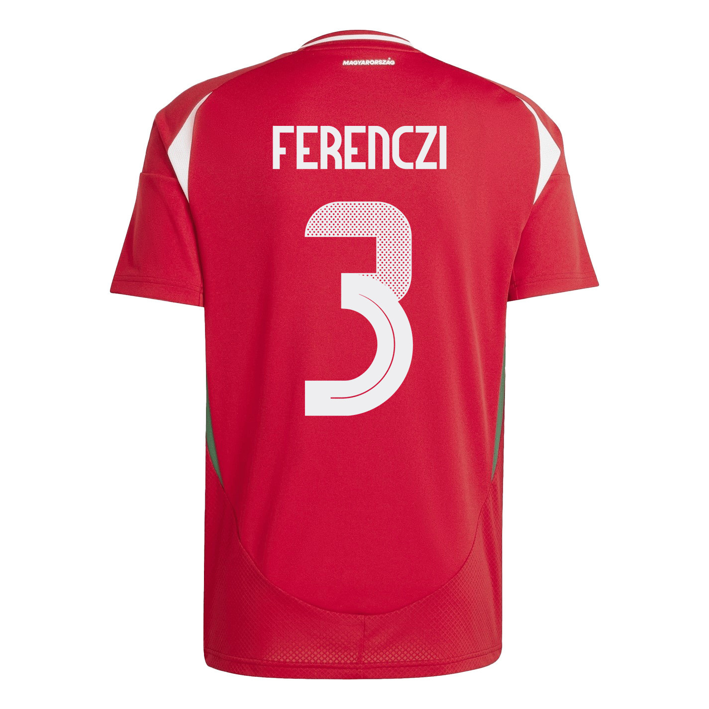 János Ferenczi 3 Hungary National Team 2024/25 Home Men Jersey - Red