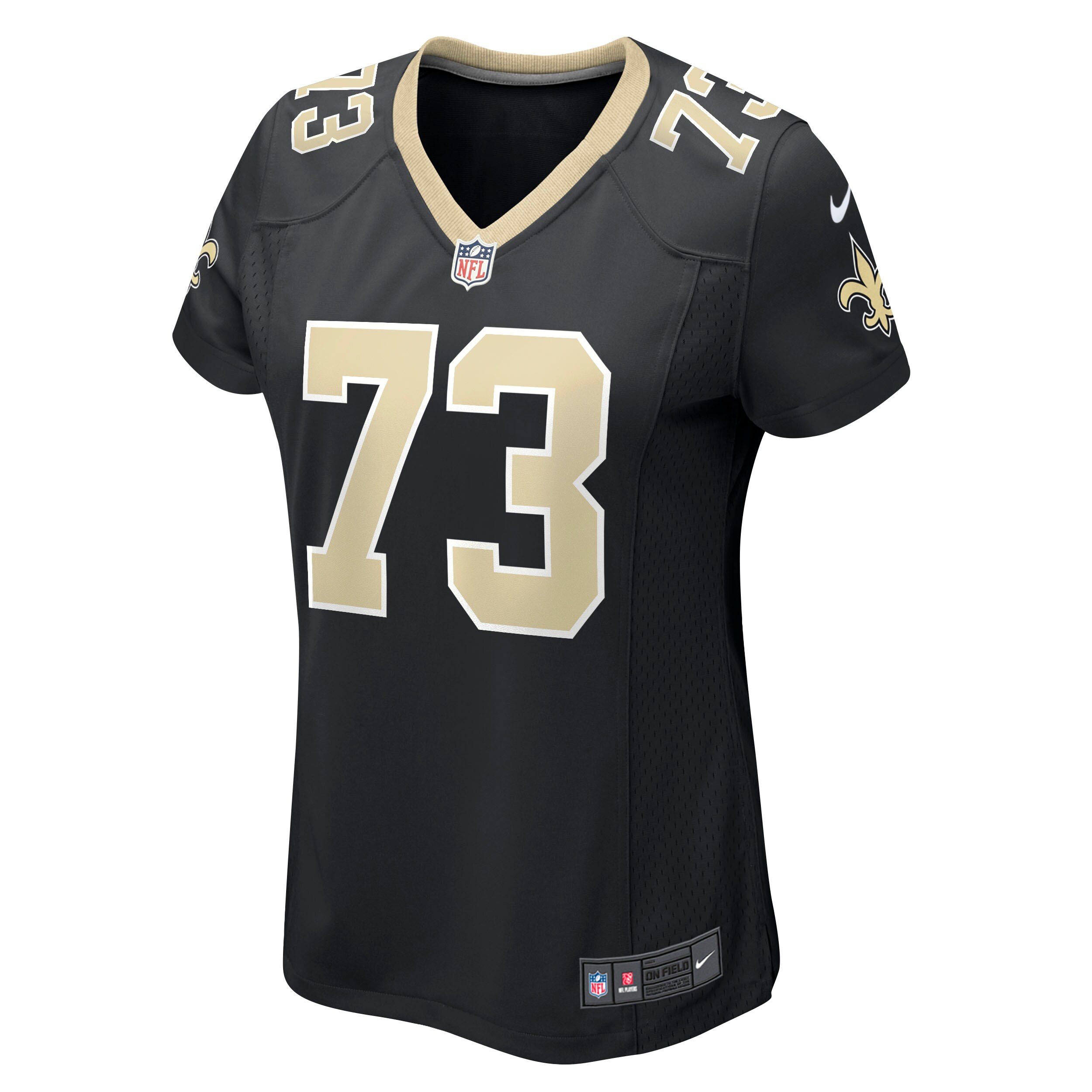 Ethan Greenidge New Orleans Saints  Women's Game Jersey - Black
