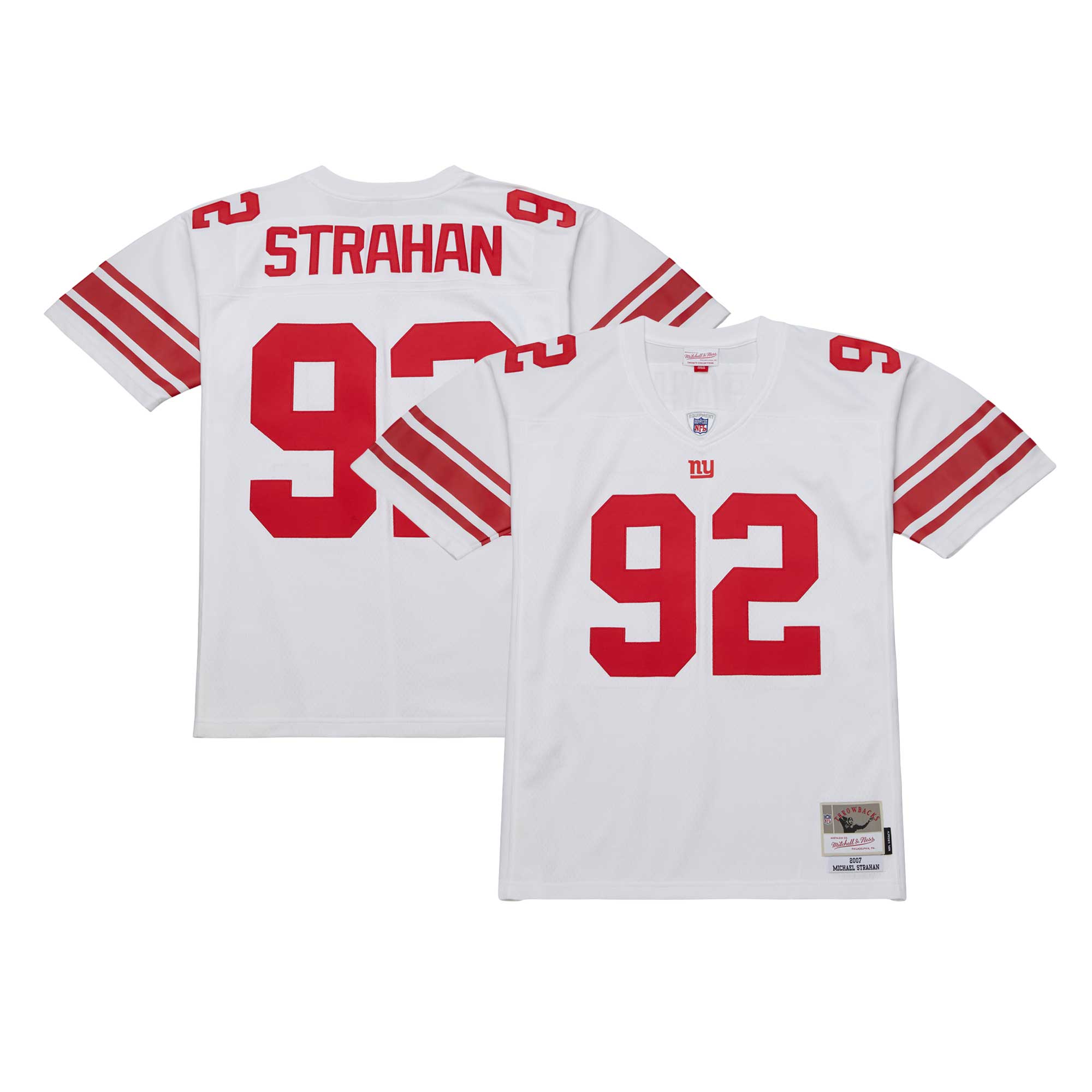 Michael Strahan New York Giants Mitchell & Ness Legacy Replica Jersey - White