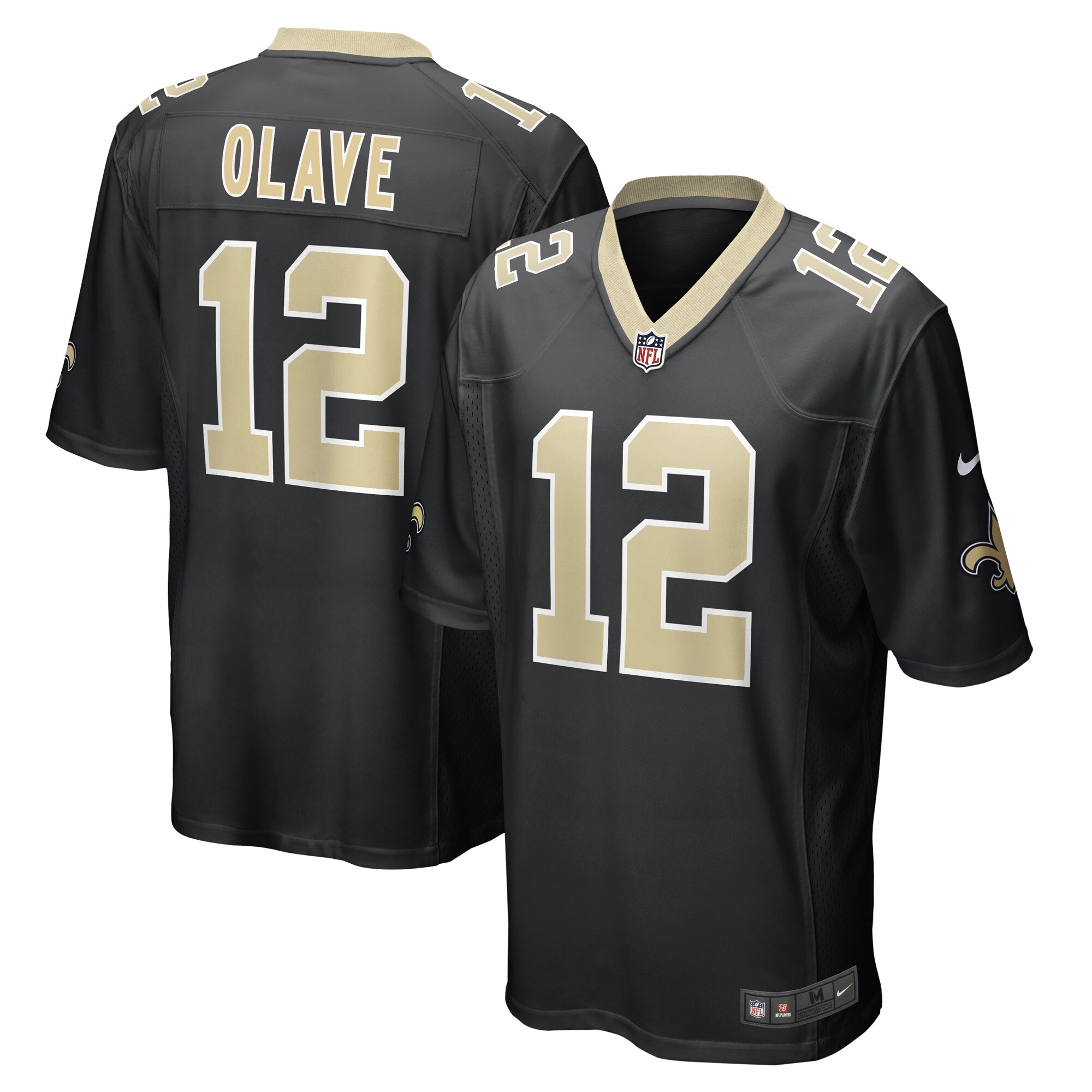 Chris Olave New Orleans Saints  Player Game Jersey - Black