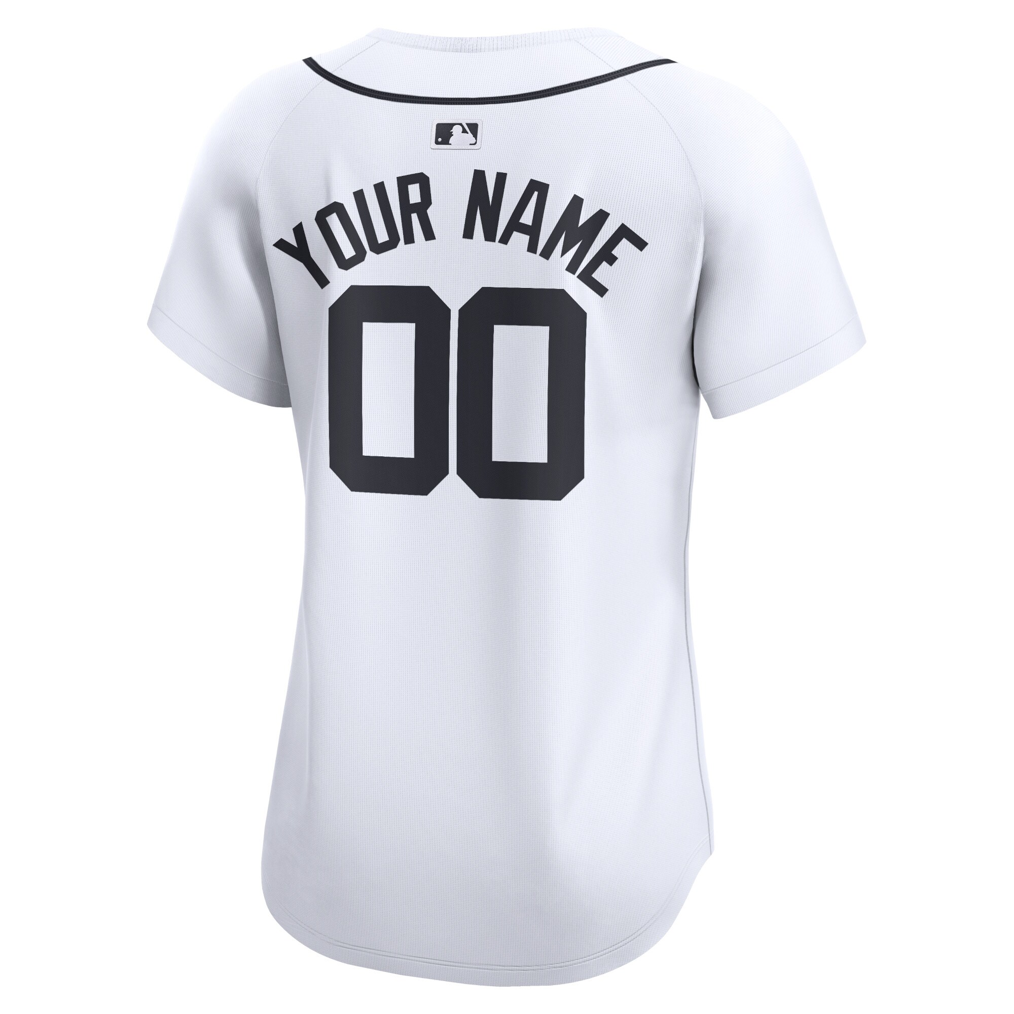 Detroit Tigers  Women's Home Limited Custom Jersey - White