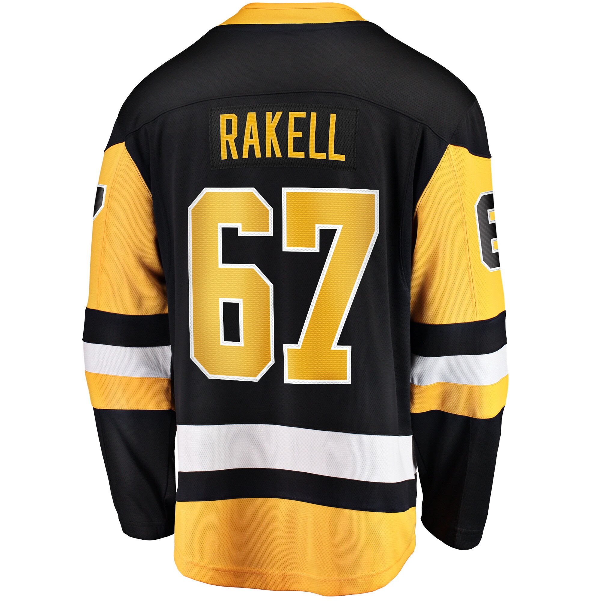 Rickard Rakell Pittsburgh Penguins Fanatics Home Breakaway Player Jersey - Black