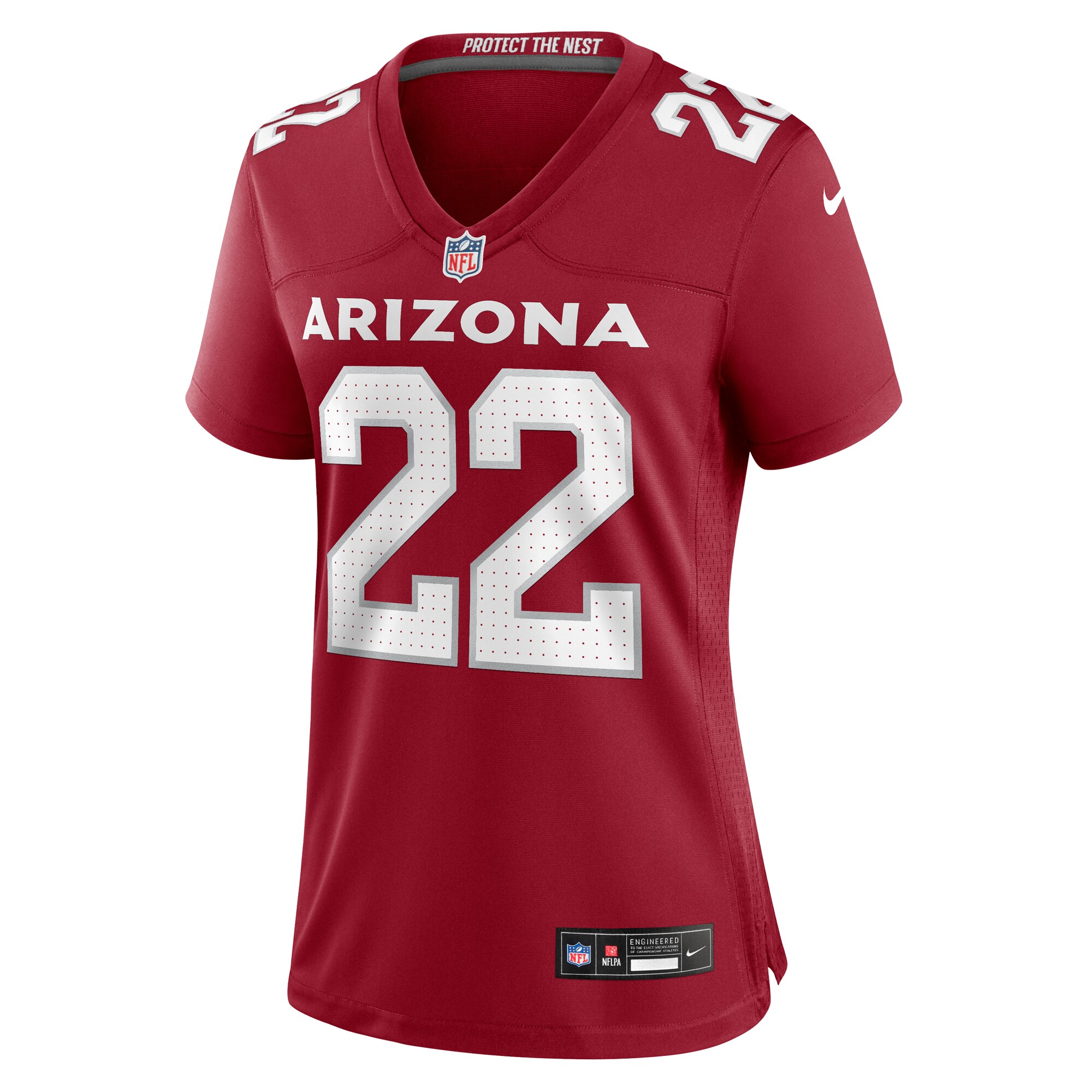 K'Von Wallace Arizona Cardinals  Women's Team Game Jersey -  Cardinal