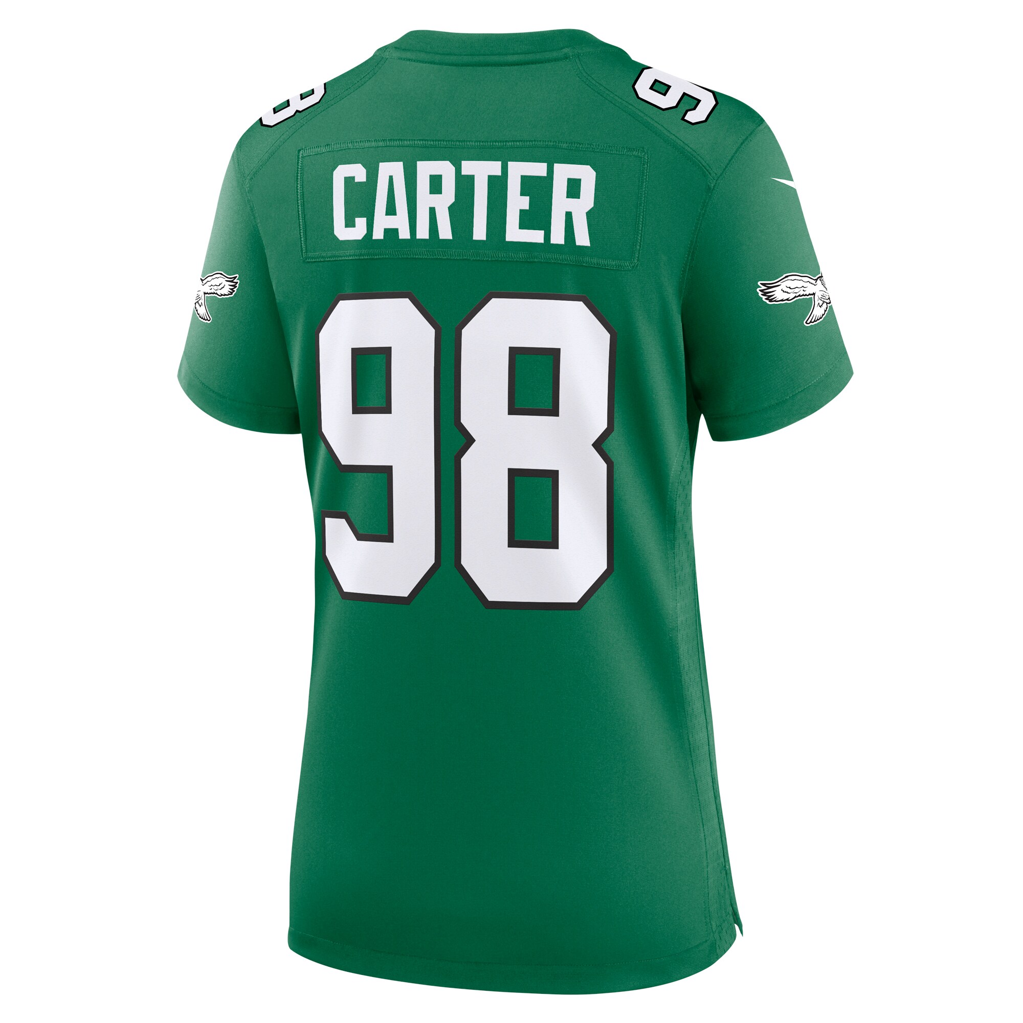 Jalen Carter Philadelphia Eagles  Women's Alternate Game Jersey - Kelly Green