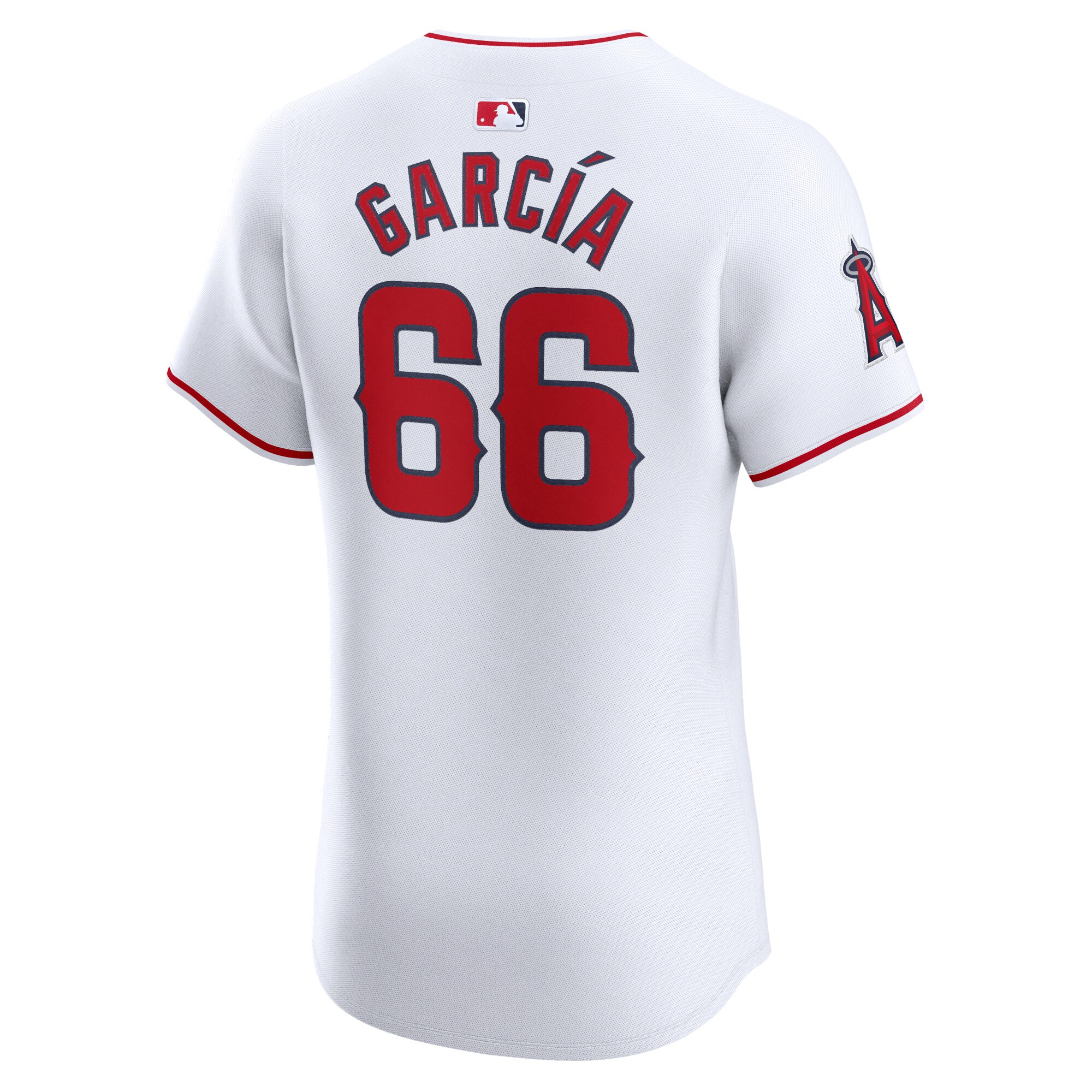 Luis Garcia Los Angeles Angels  Home Elite Player Jersey - White