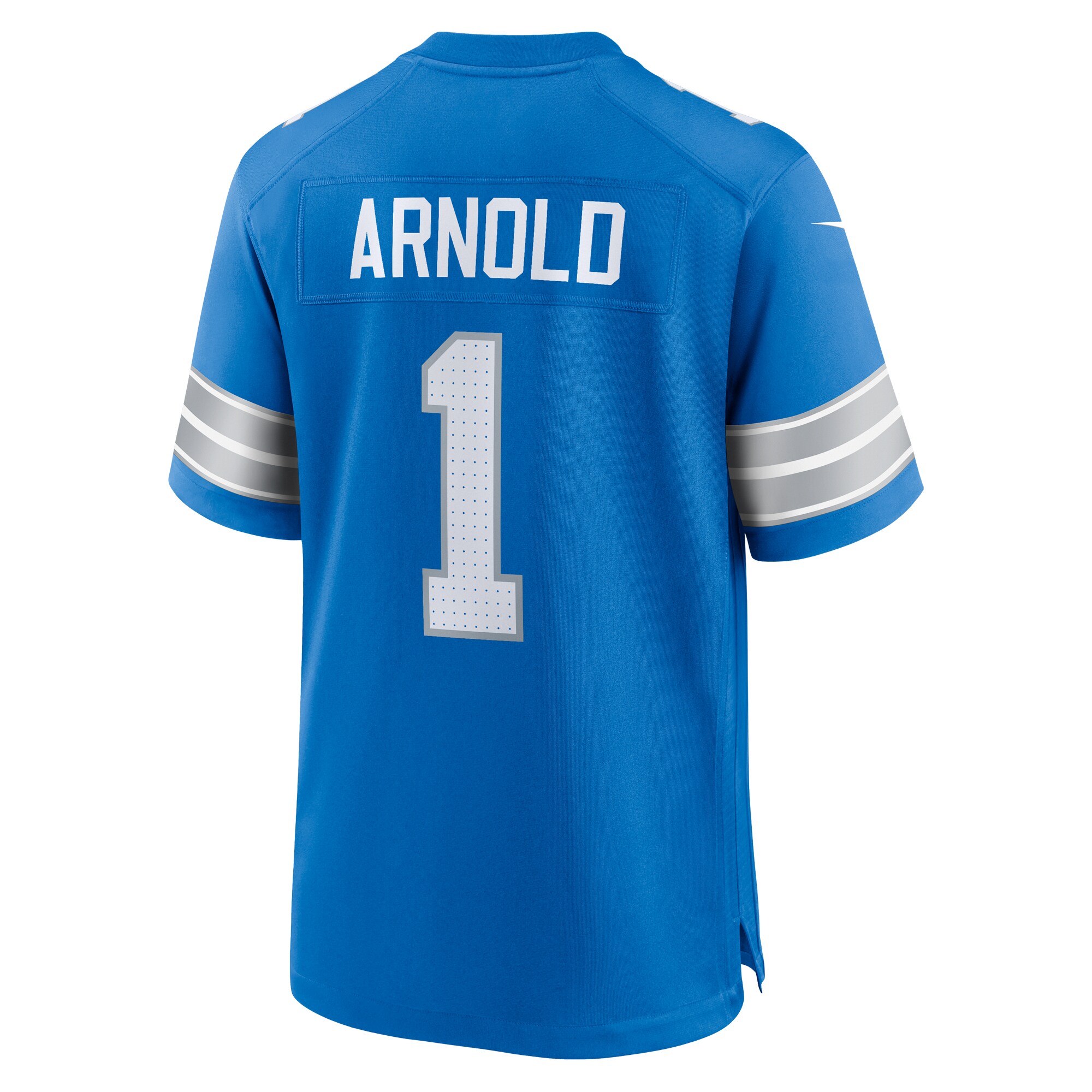 Terrion Arnold Detroit Lions  2024 NFL Draft First Round Pick Player Game Jersey - Blue