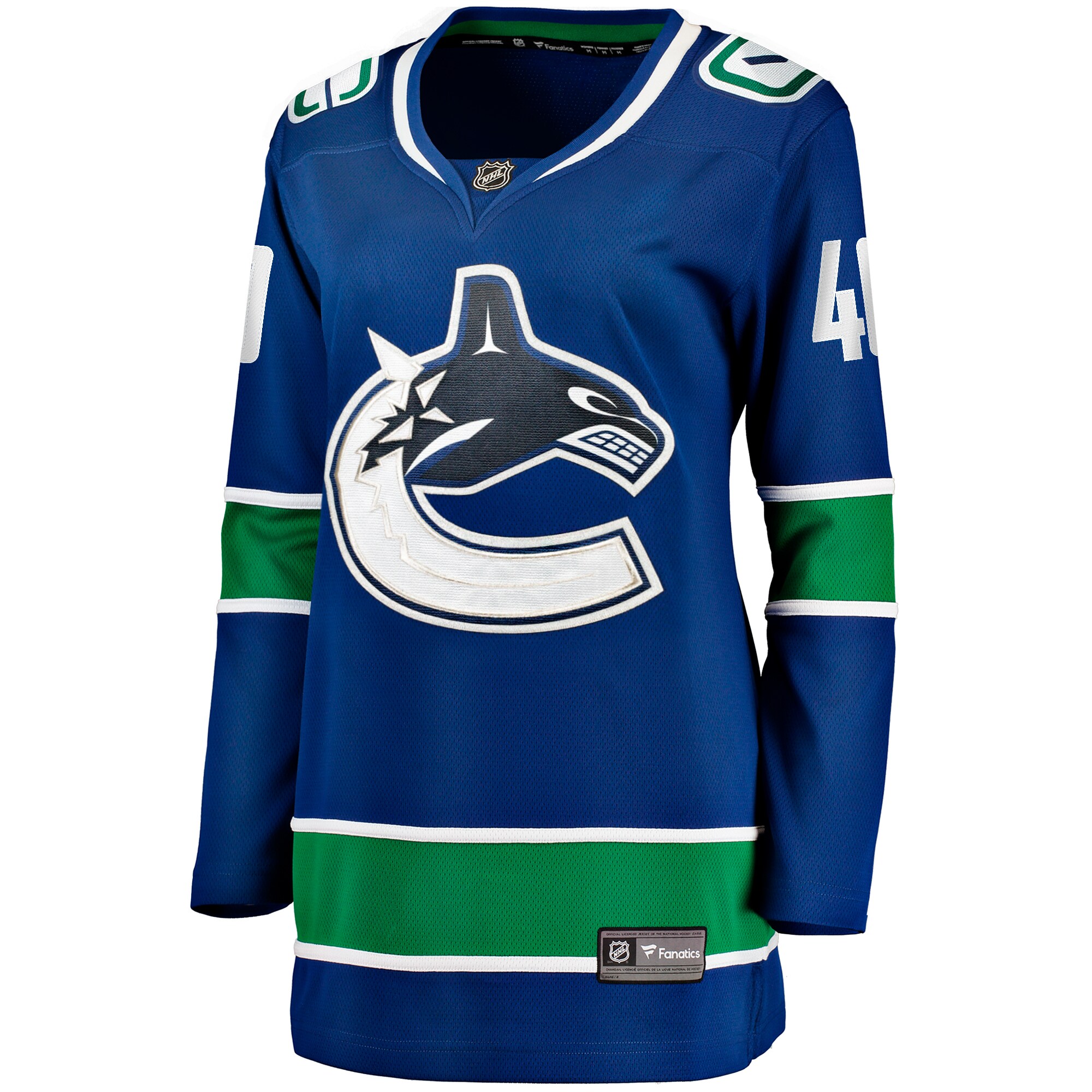 Elias Pettersson Vancouver Canucks Fanatics Women's Home Breakaway Player Jersey - Blue