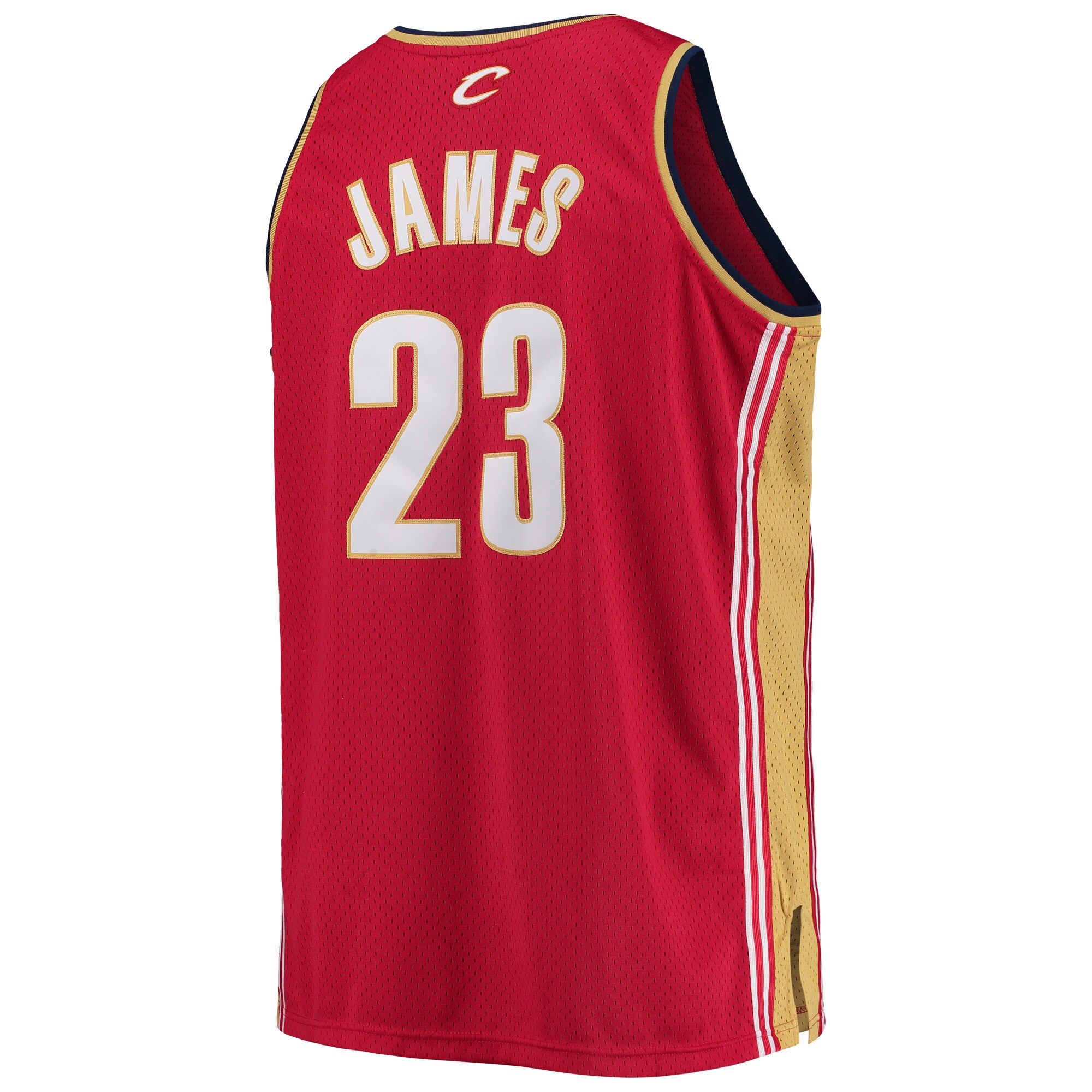 LeBron James Cleveland Cavaliers Mitchell & Ness 2003\/04 Big & Tall Hardwood Classics Swingman Jersey - Red