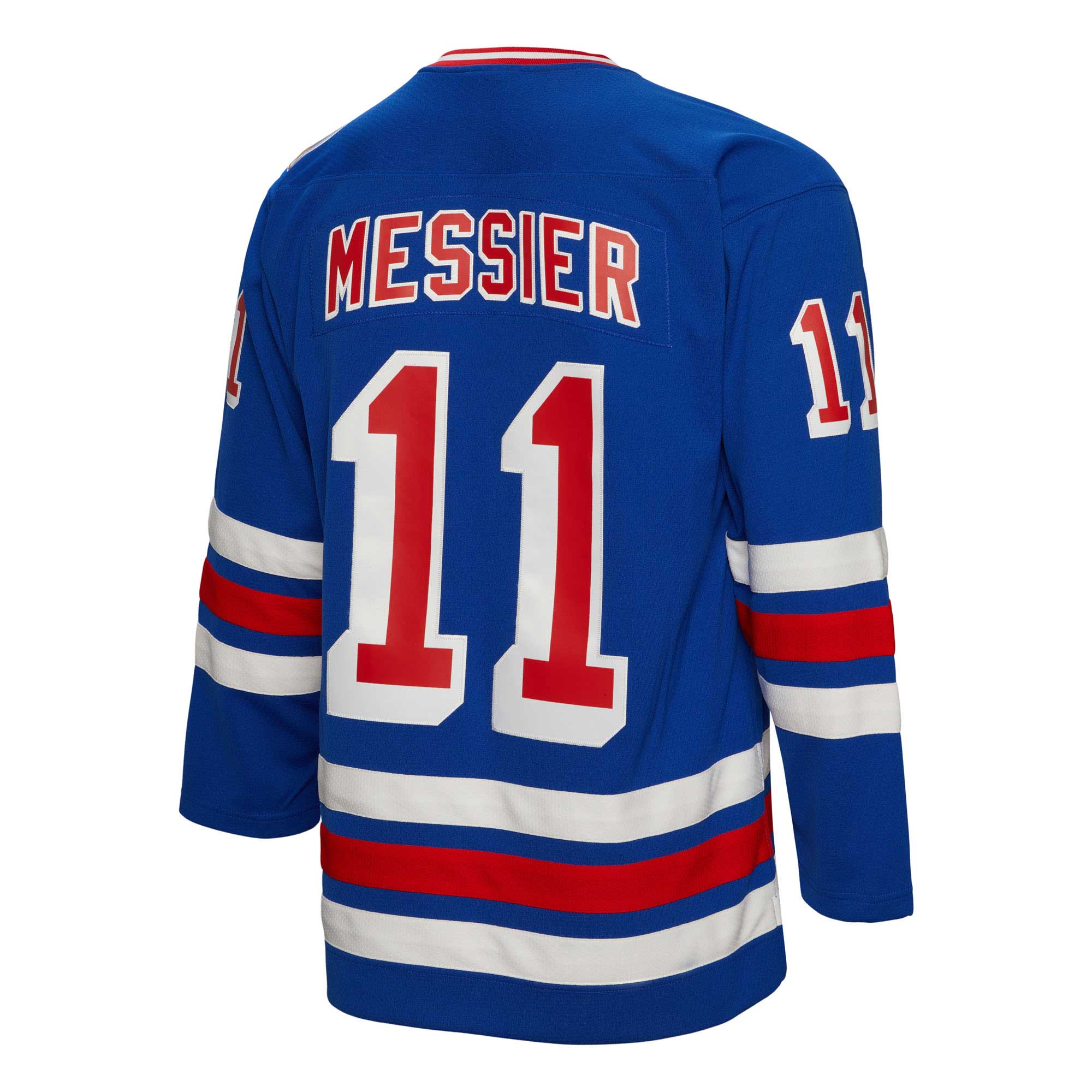 Mark Messier New York Rangers Mitchell & Ness Big & Tall 1993 Captain Patch Blue Line Player Jersey - Blue