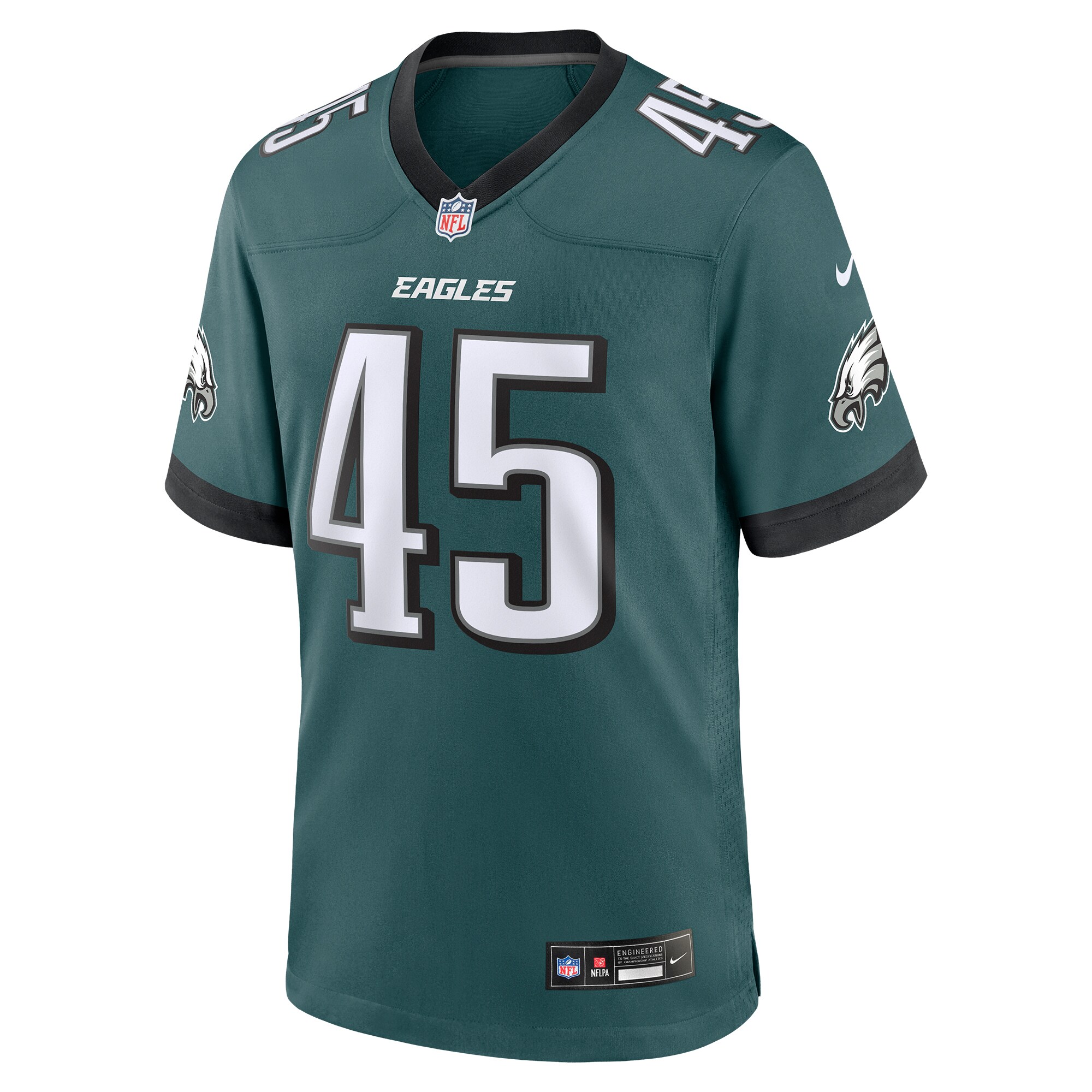 Devin White Philadelphia Eagles   Game Jersey - Midnight Green