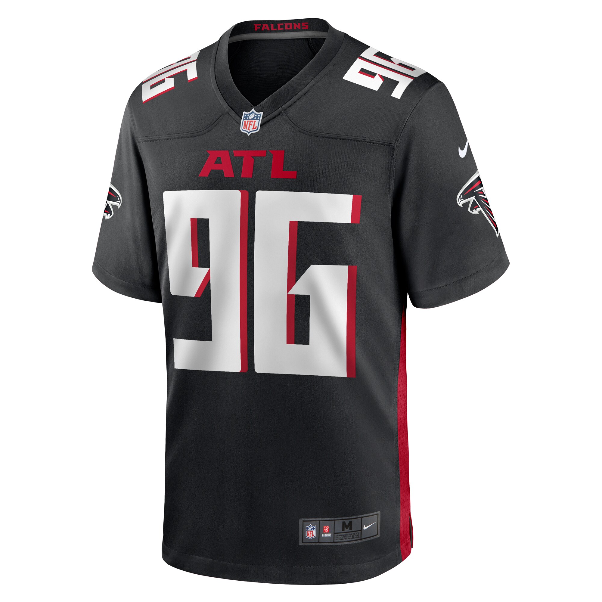 Zach Harrison Atlanta Falcons  Team Game Jersey -  Black