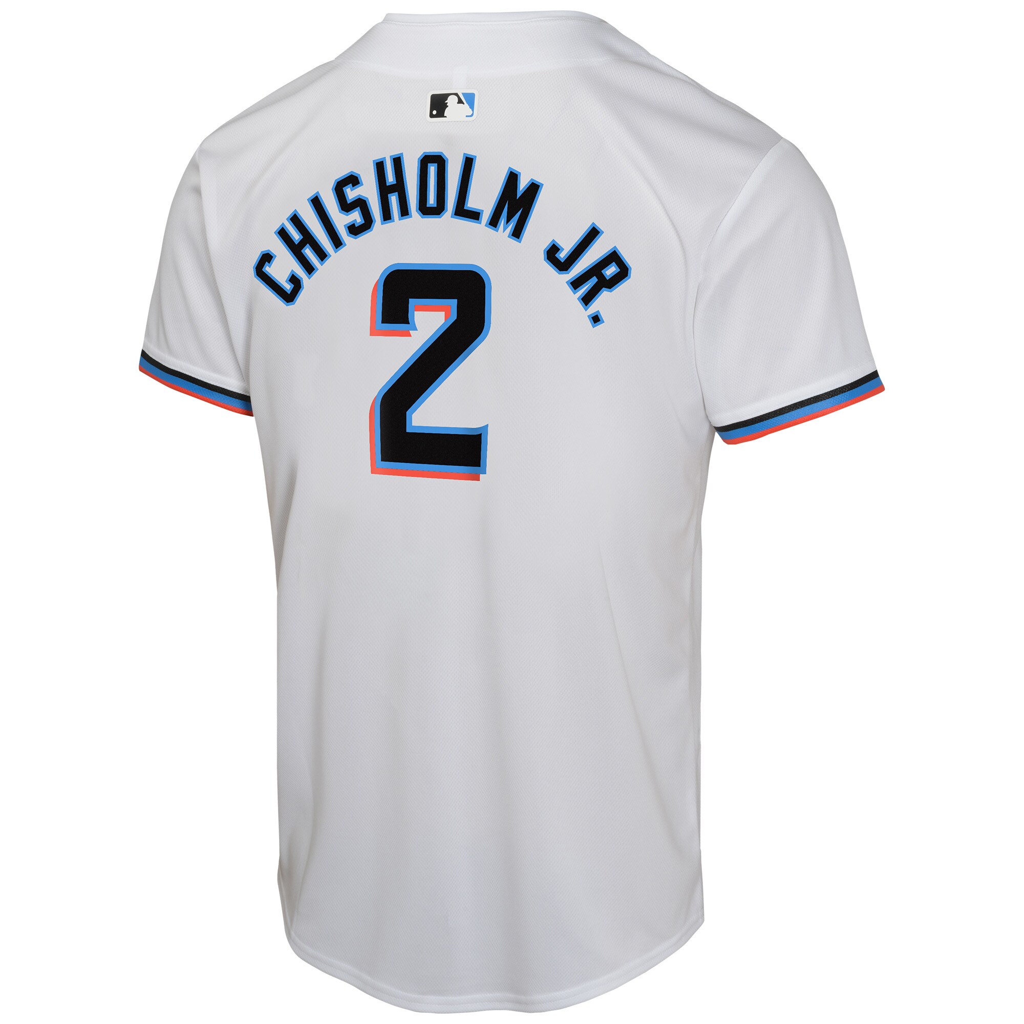Jazz Chisholm Jr. Miami Marlins  Youth Home Game Player Jersey - White