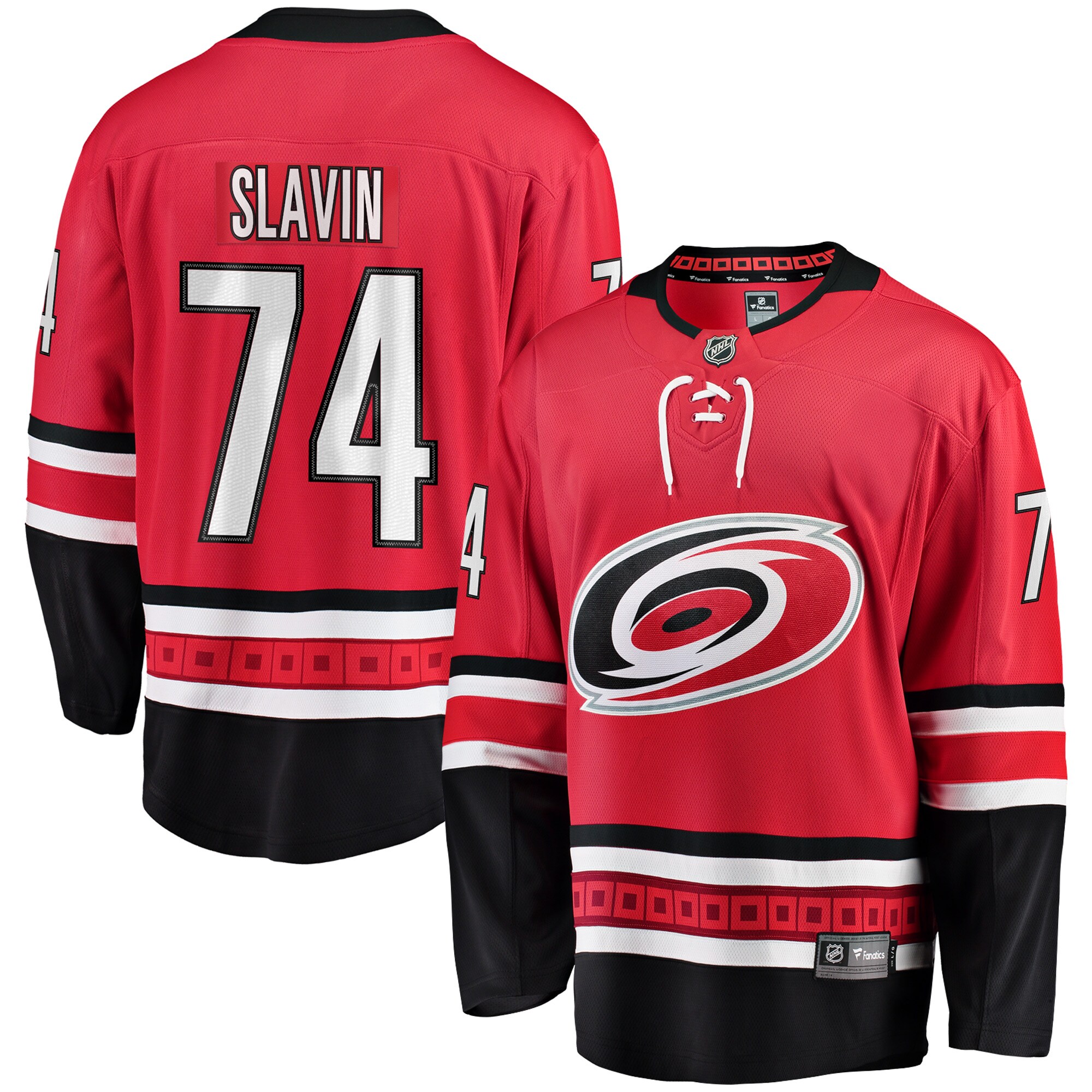 Jaccob Slavin Carolina Hurricanes Fanatics Alternate Breakaway Player Jersey - Red