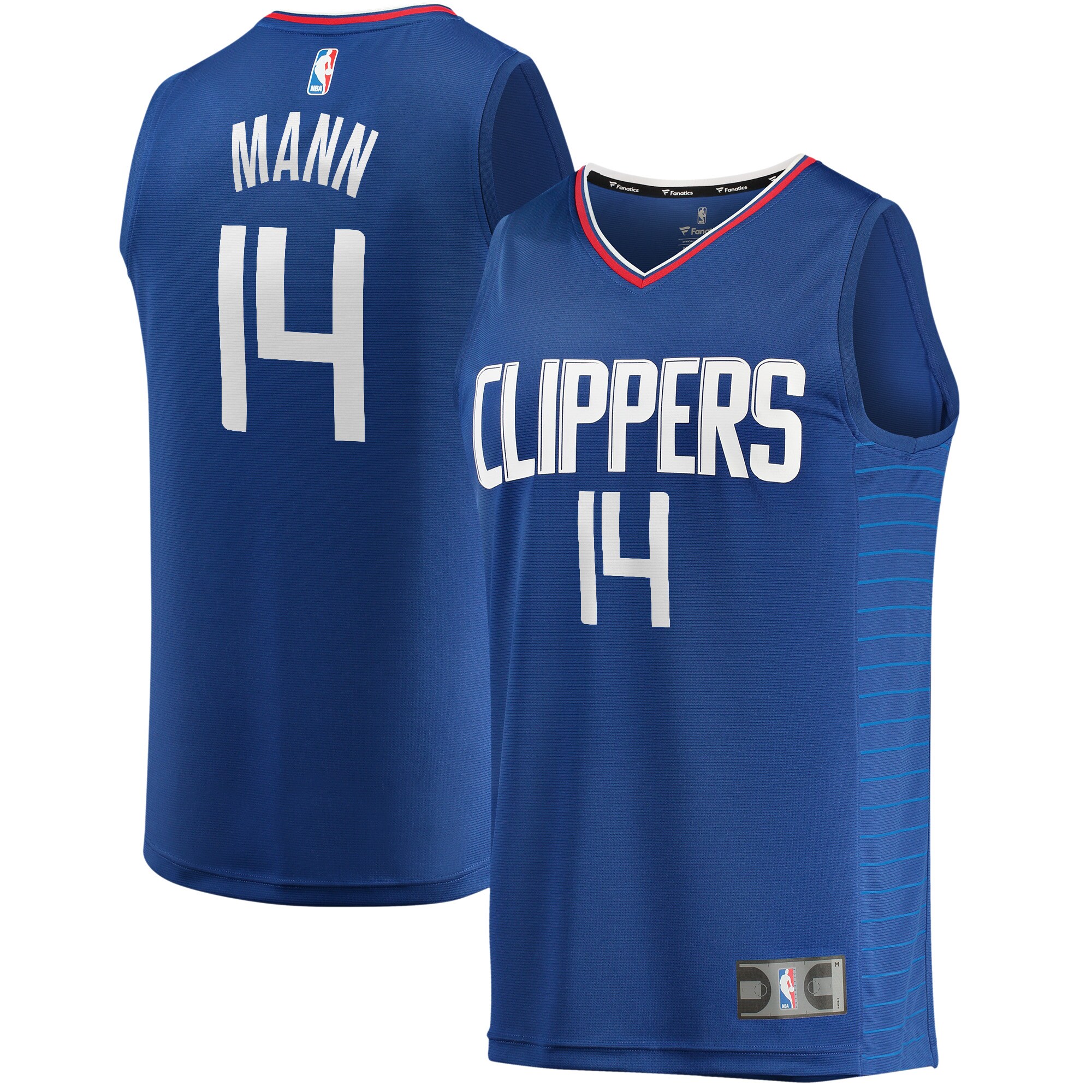 Terance Mann LA Clippers Fanatics Youth Fast Break Player Jersey - Icon Edition - Royal